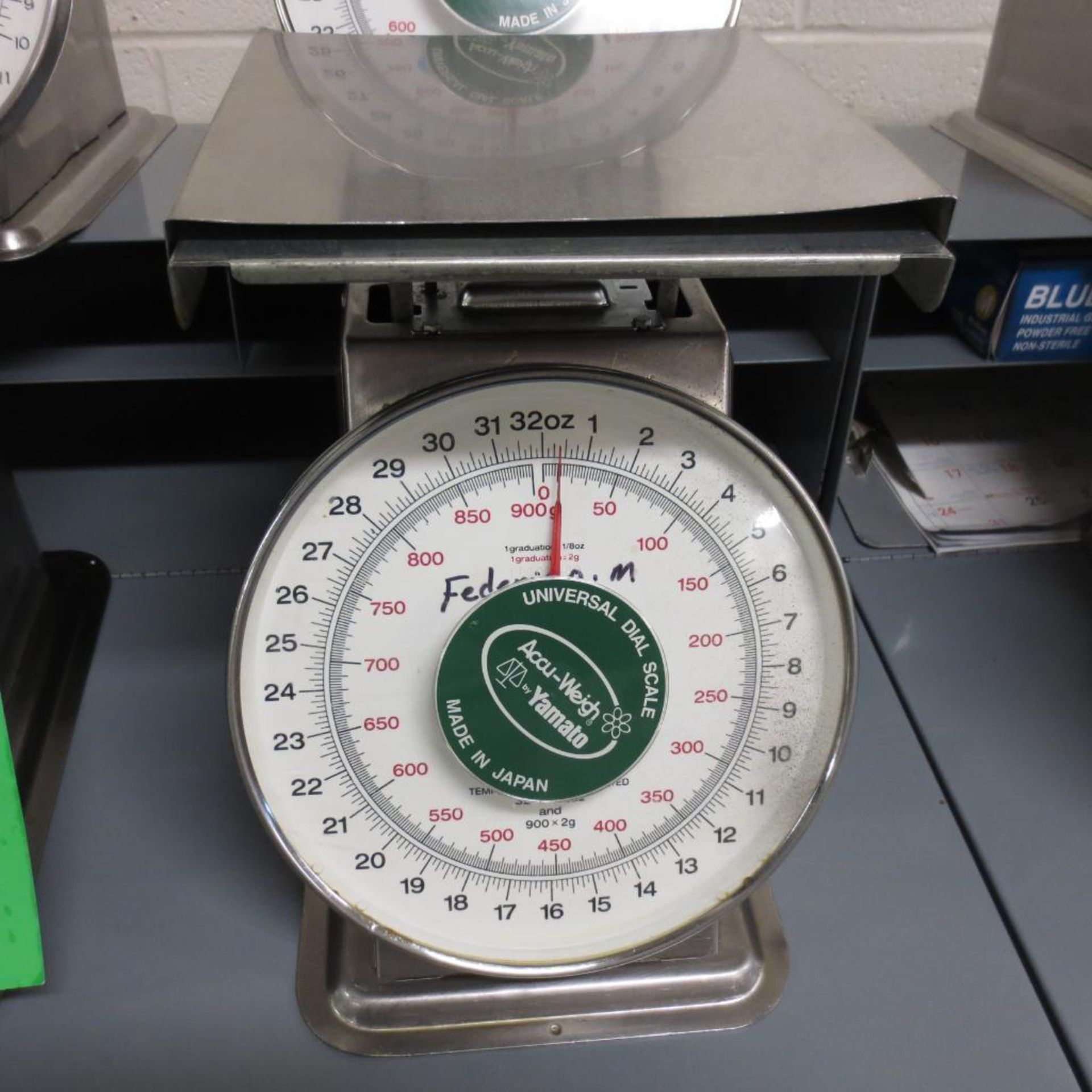 (4) Accu-weigh Yamato Dial Scale, 32oz - Image 3 of 5