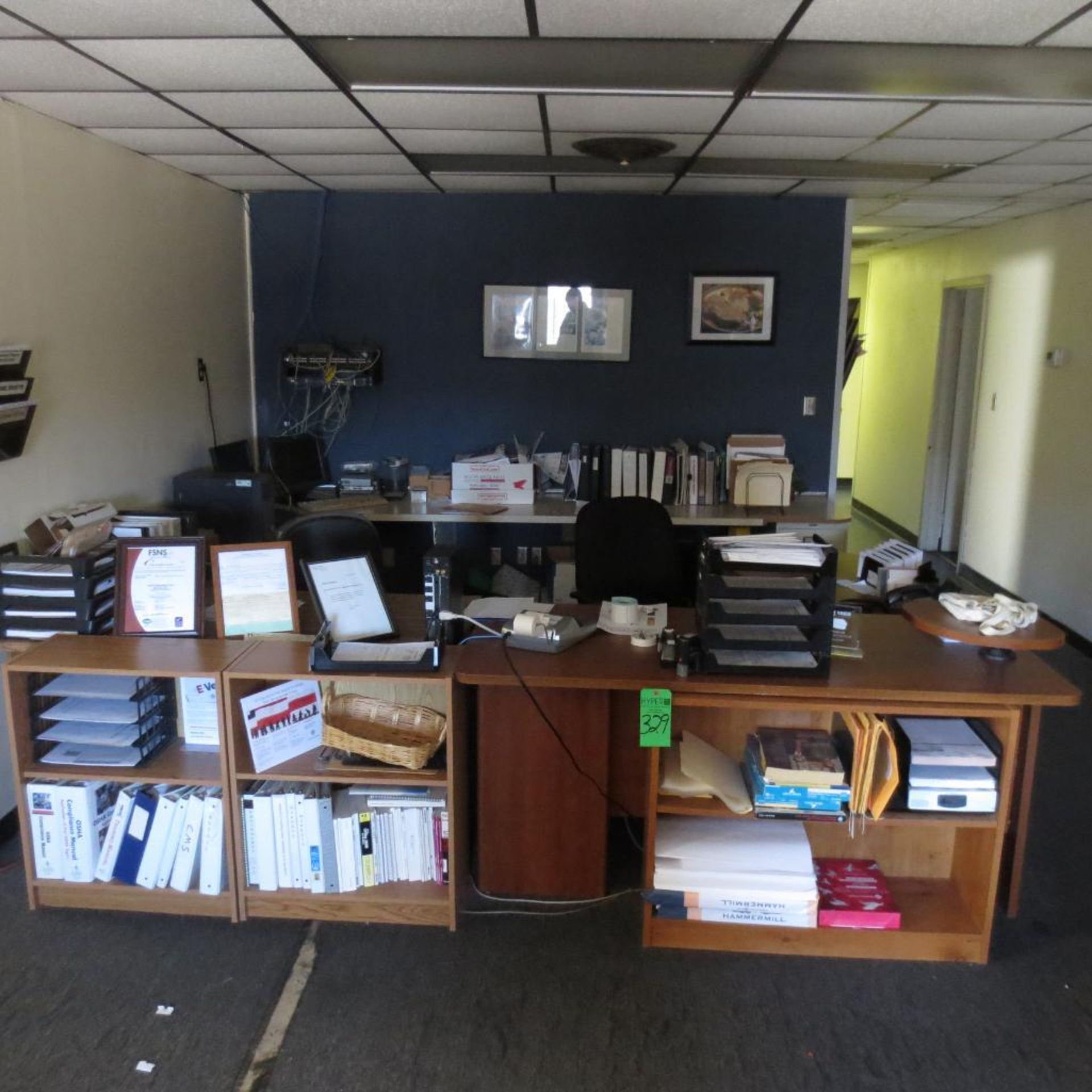 Desk's, Chairs and Computer (No Paper Work )