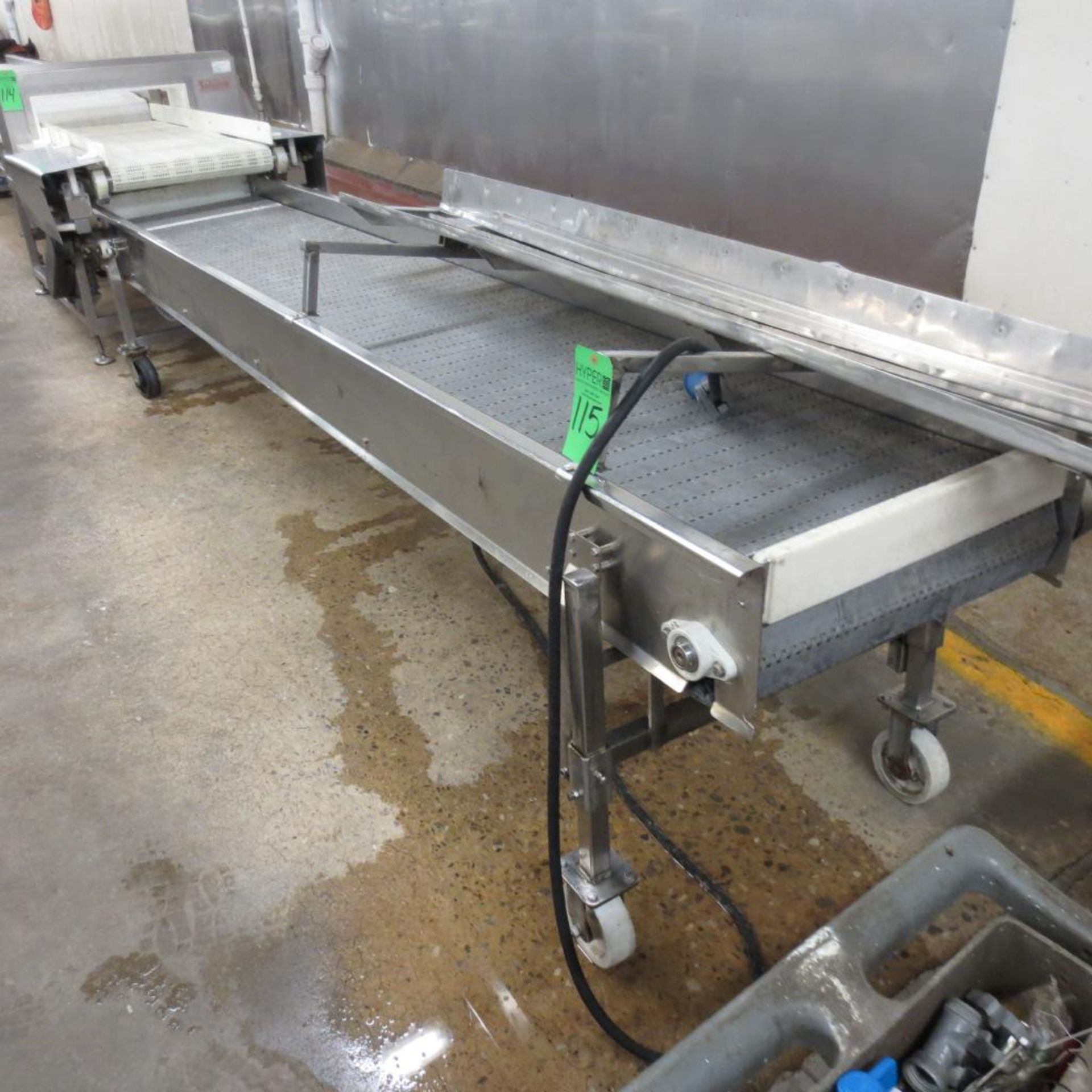 140" Long X 24" Wide Belt Conveyor