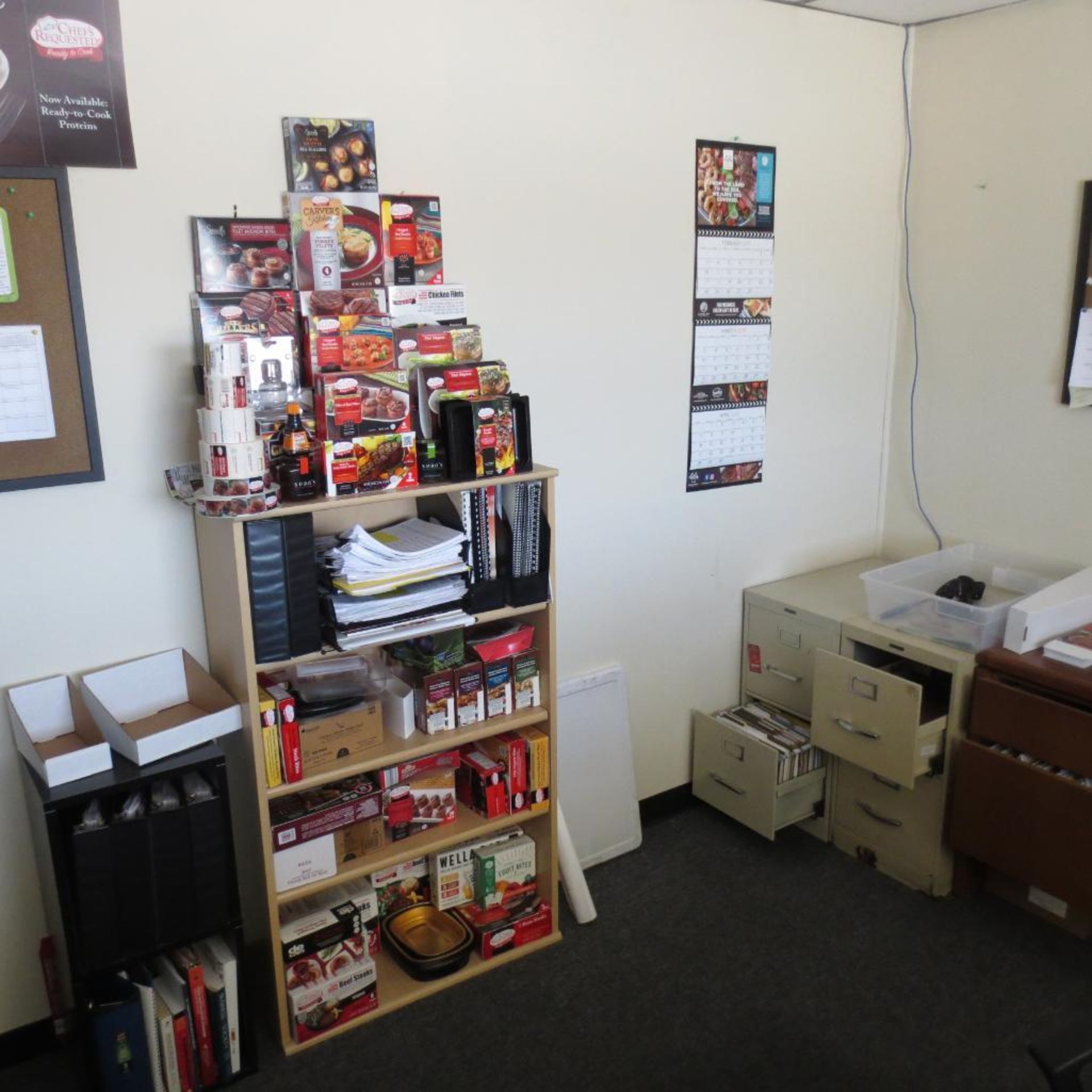 Desk, Book Shelfs, File Cabinets, Chairs and Computer (No Paper Work ) - Image 3 of 3