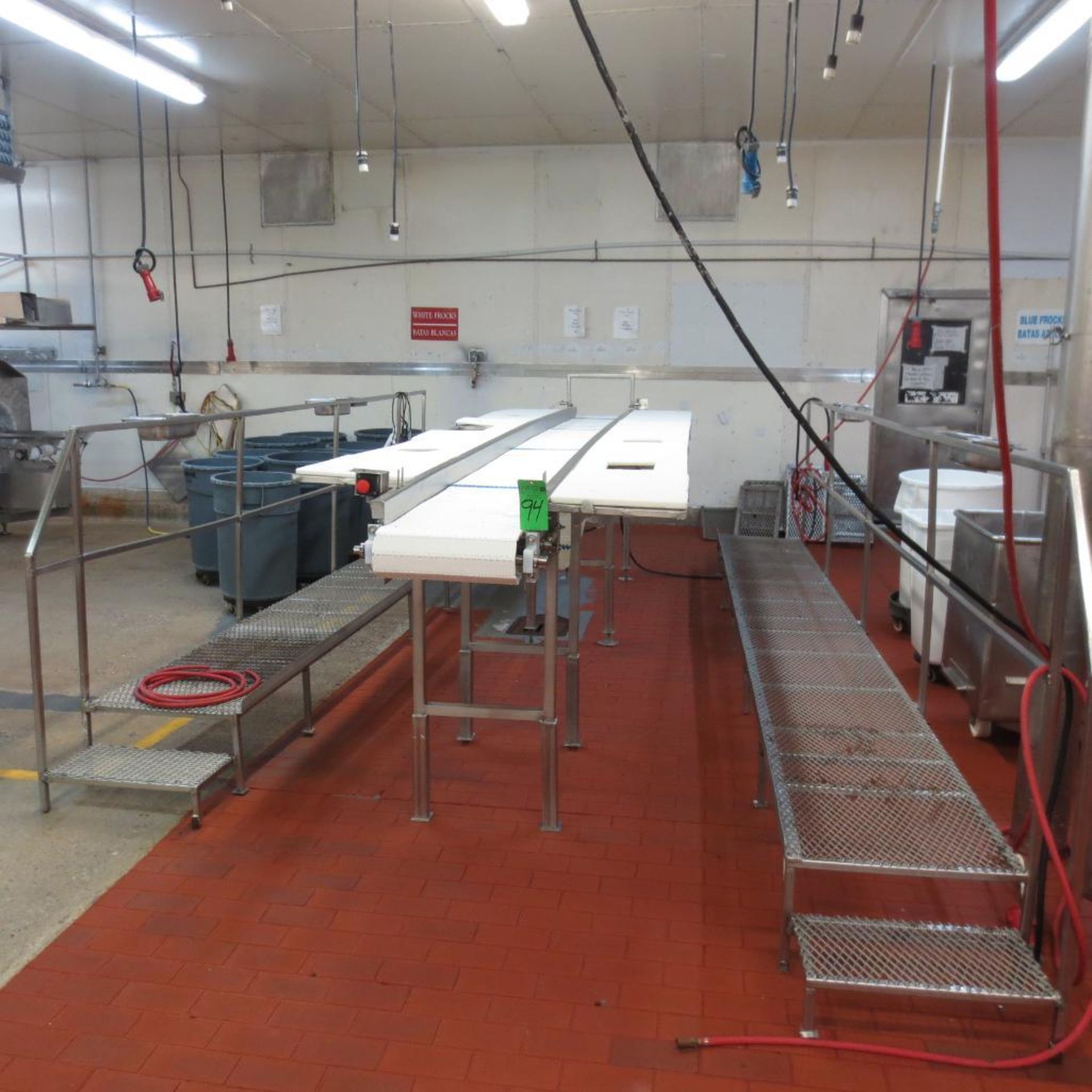 Conveyor Line, 16" Wide, Apx 17' Wide