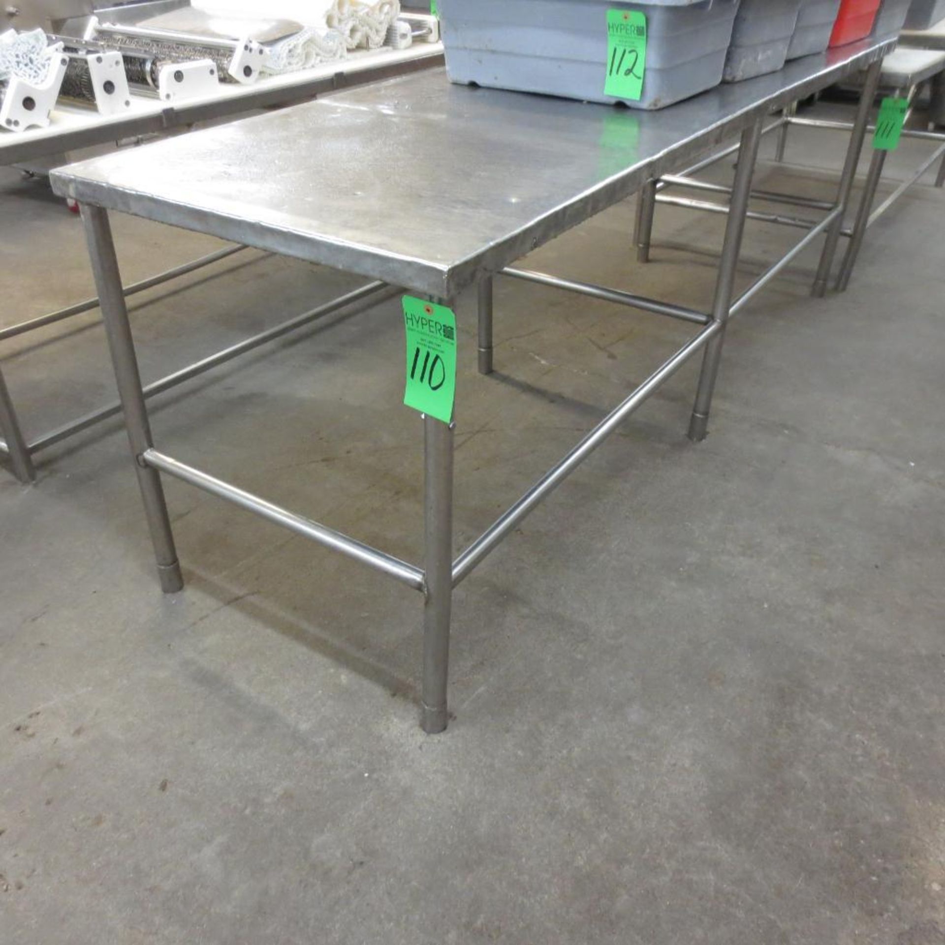 96" X30" Stainless Table