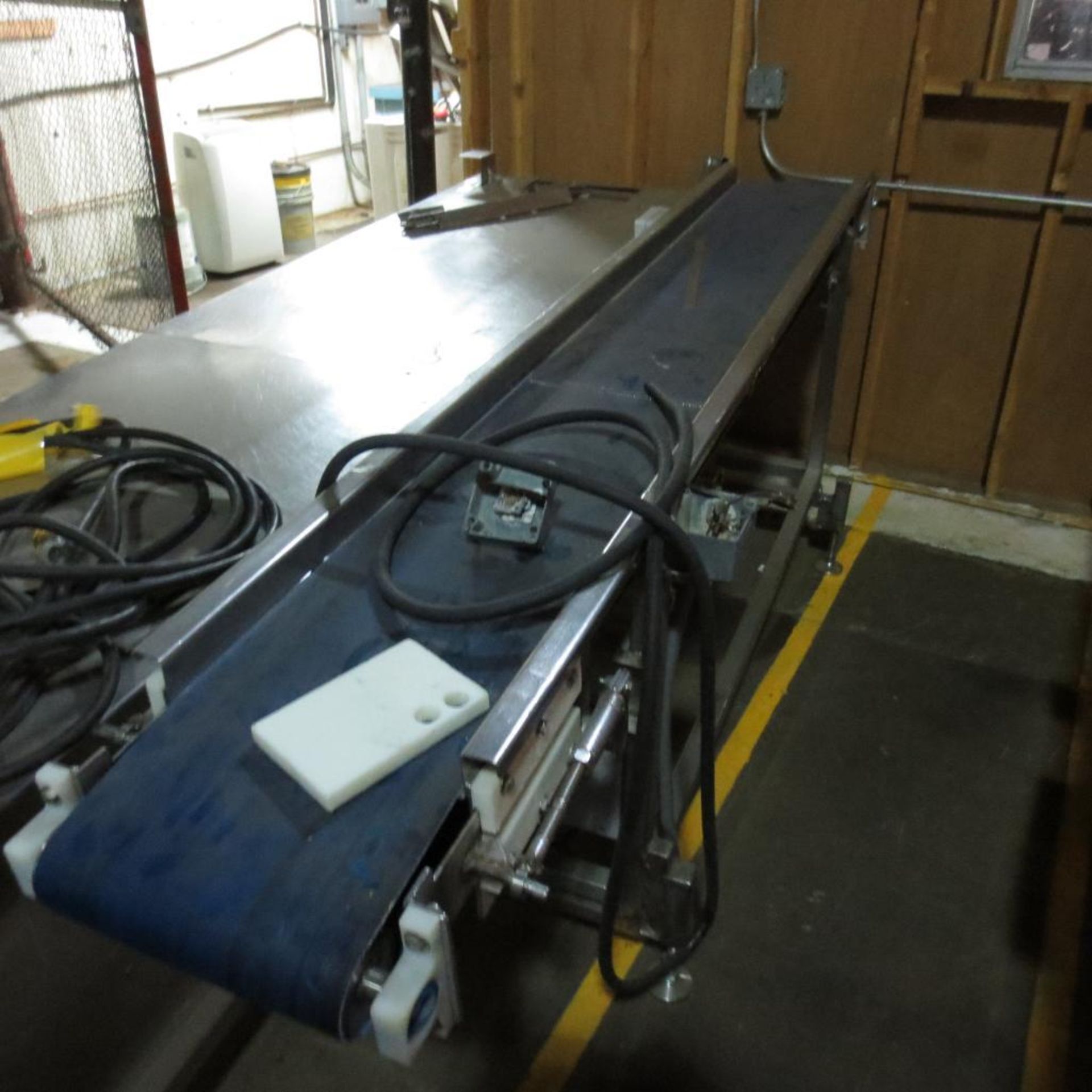 12" Wide Belt Conveyor, 8' Long and 120" X 30" Stainless Table - Image 2 of 2