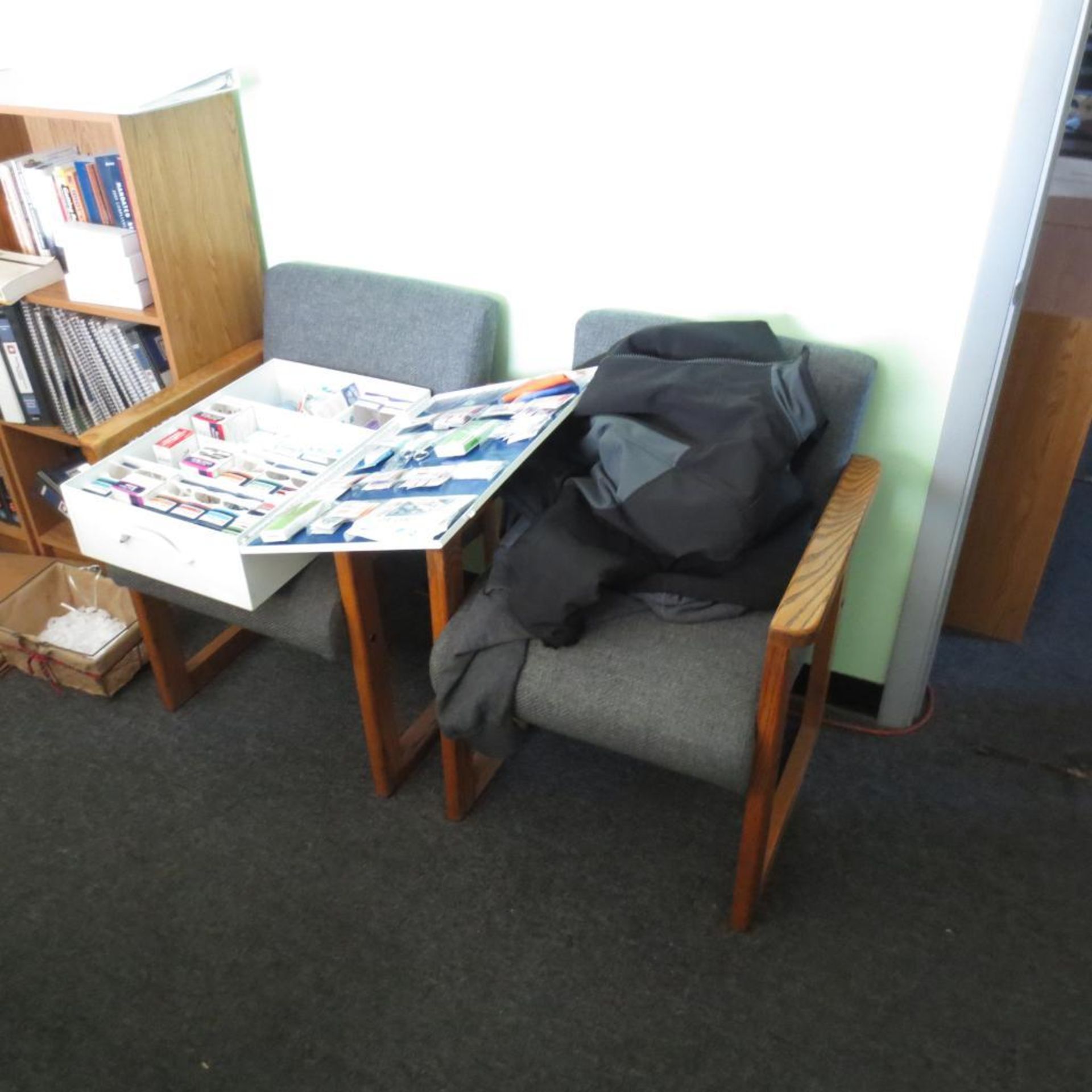 Desk, Book Shelfs, File Cabinets, Chairs and Computer (No Paper Work ) - Image 4 of 4