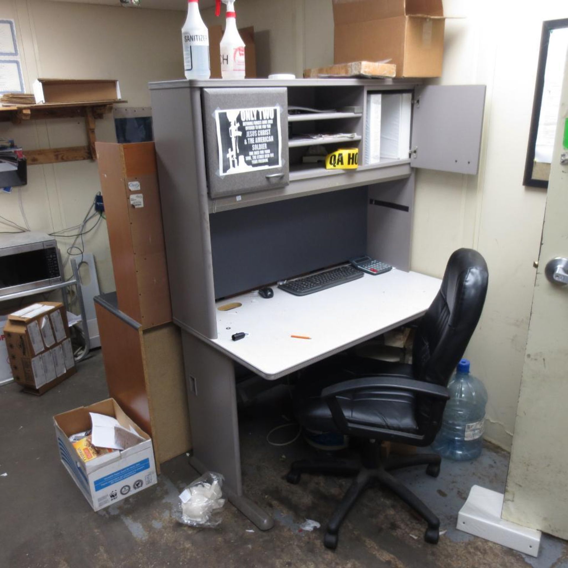 Chairs, Desk, Computer and Monitor, Cabinet and Shelf ( No AC Units ) - Image 8 of 8