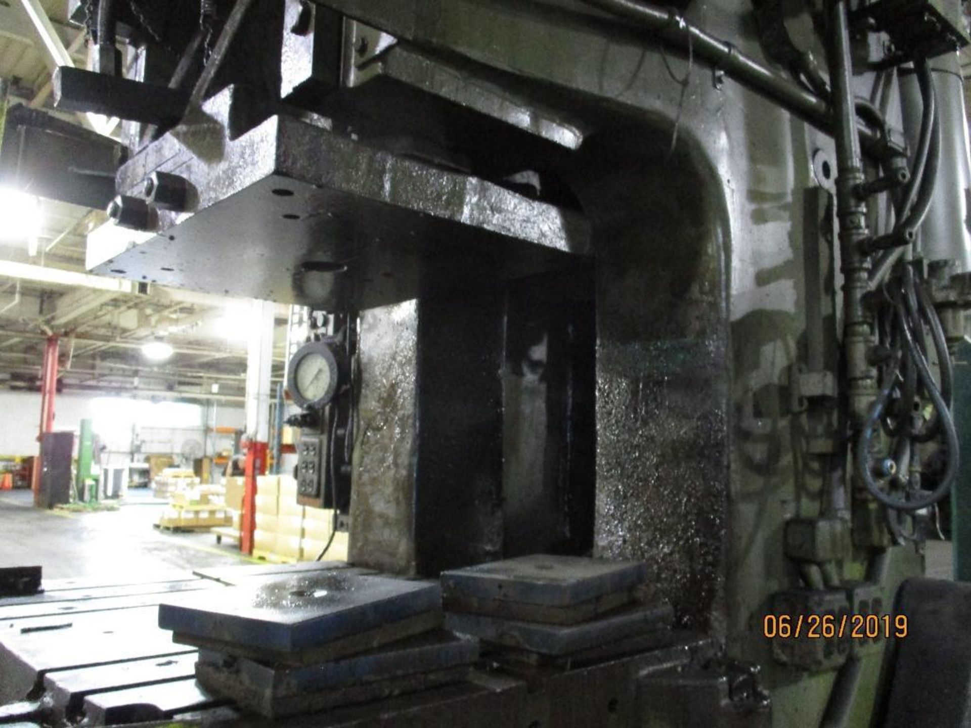 Bliss 125 Ton Press, M/N 125T, 2 1/2" Die Shank, 3 1/2" Slide Adjustment, 10" Stroke, 15" Shot Heigh - Image 9 of 9