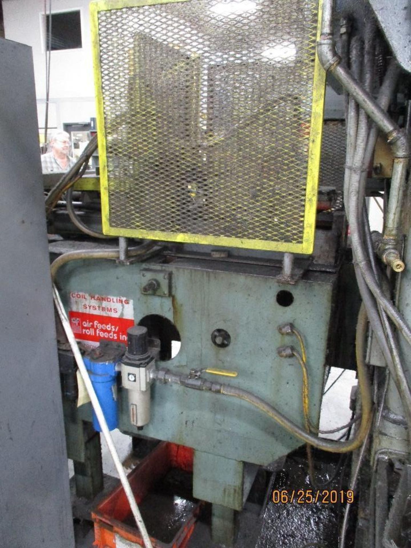 Coil Loading System Feeder M/N B-31 S/N 980819 12" x 12" Capacity, Power Pinch Roll Feeder Attached, - Image 3 of 4