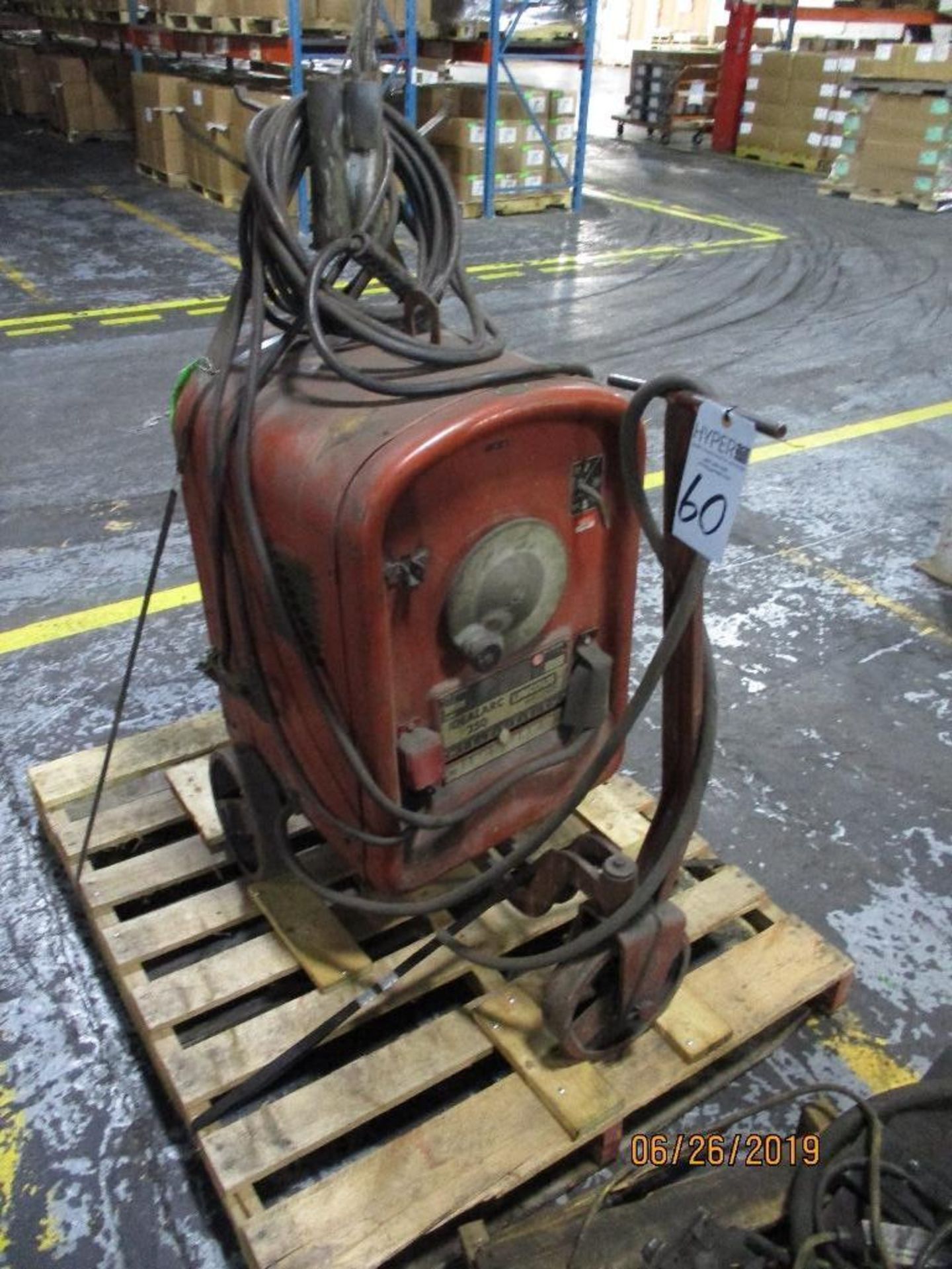 Lincoln Idealarc 250 Welder S/N AC-271770, Located at 800 West Broadway St. Three Rivers, MI. 49136