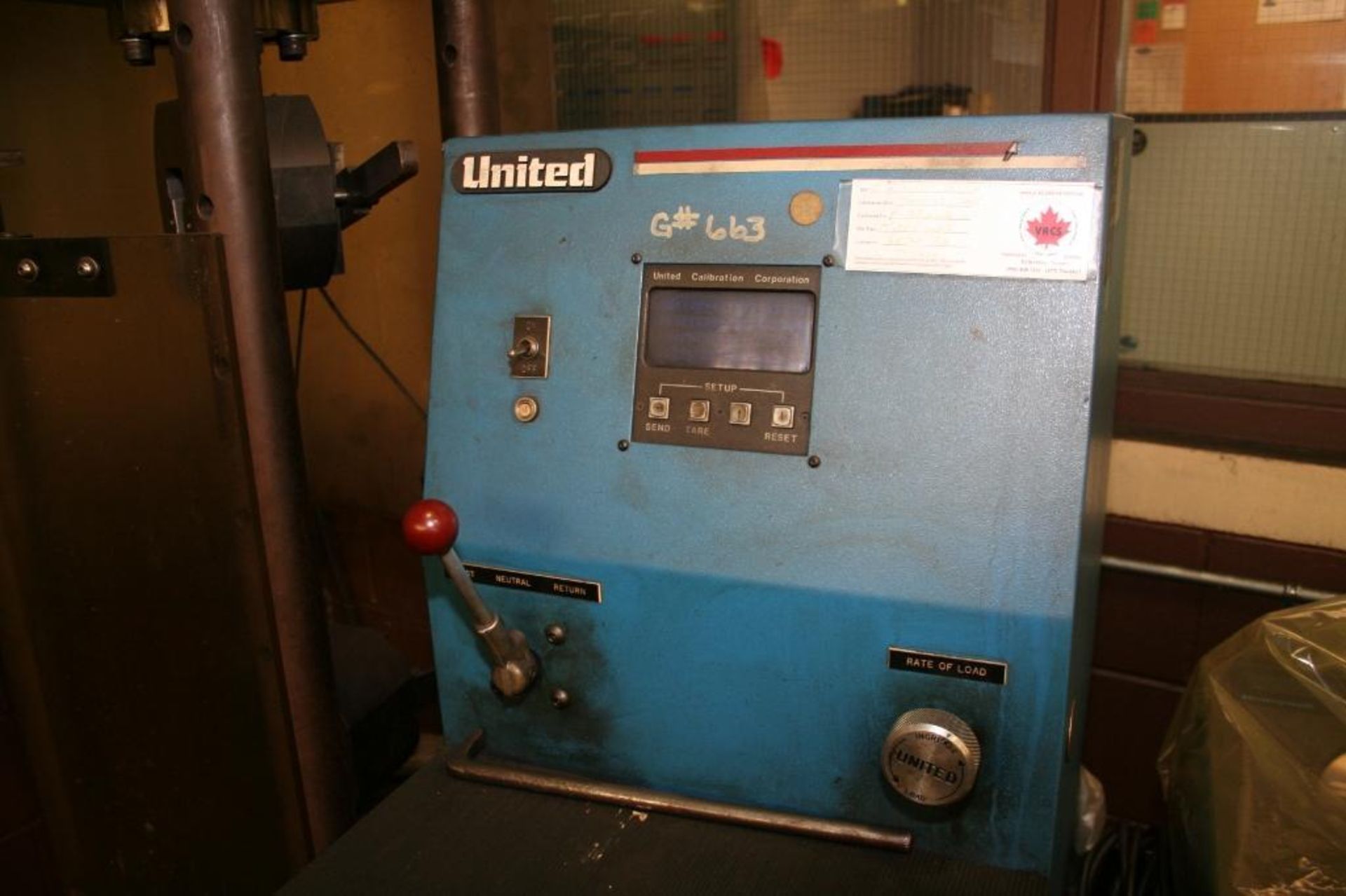 Tester United LCH-60, Serial # 496407, Located at 208 Wigle Avenue Kingsville, ON, CA N9Y 2J33 - Image 4 of 6