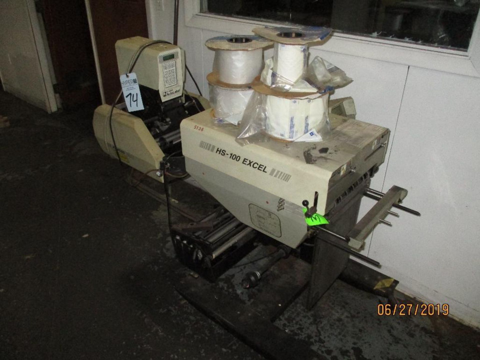 HS-100 Excel Auto Bag Machine S/N 98-12X6-3334 With PI-4000 Auto Label Attached, Located at 800 West - Image 2 of 4