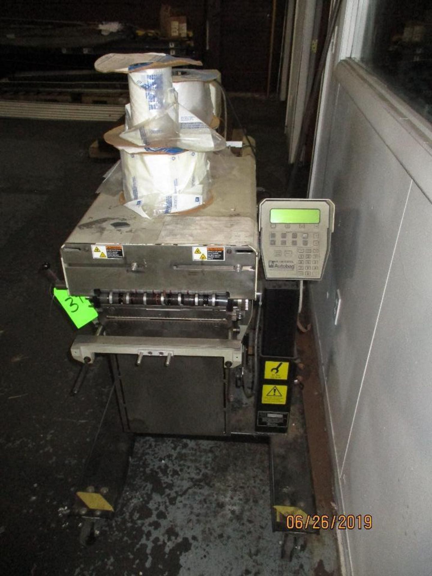 HS-100 Excel Auto Bag Machine S/N 98-12X6-3334 With PI-4000 Auto Label Attached, Located at 800 West - Image 3 of 4