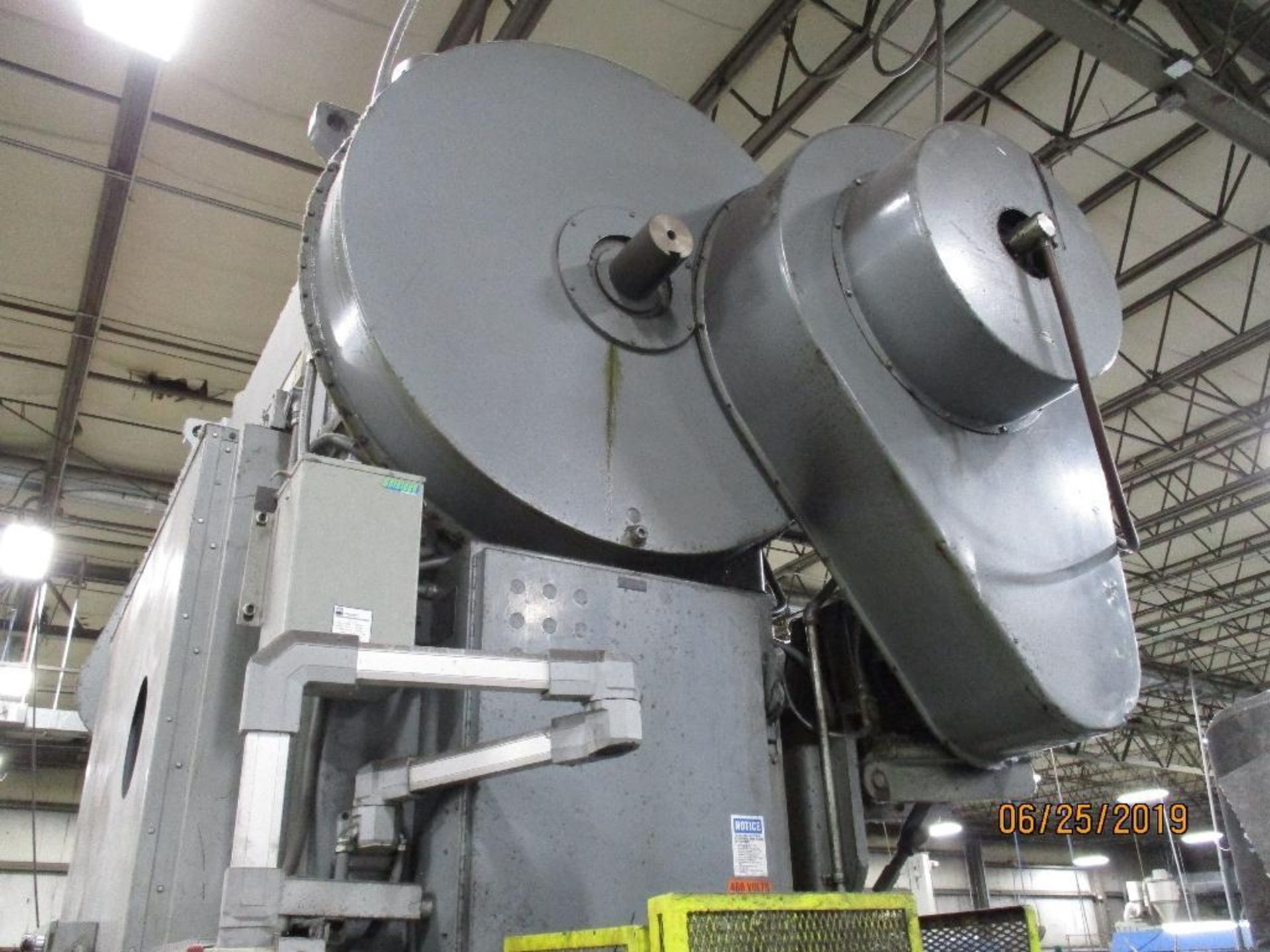 Niagara Press, 200 Ton Capacity, M/N BP-2-200-72-36 S/N 49875, 10" Stroke, 28" Shut Height, 1/2" Abo - Image 7 of 12