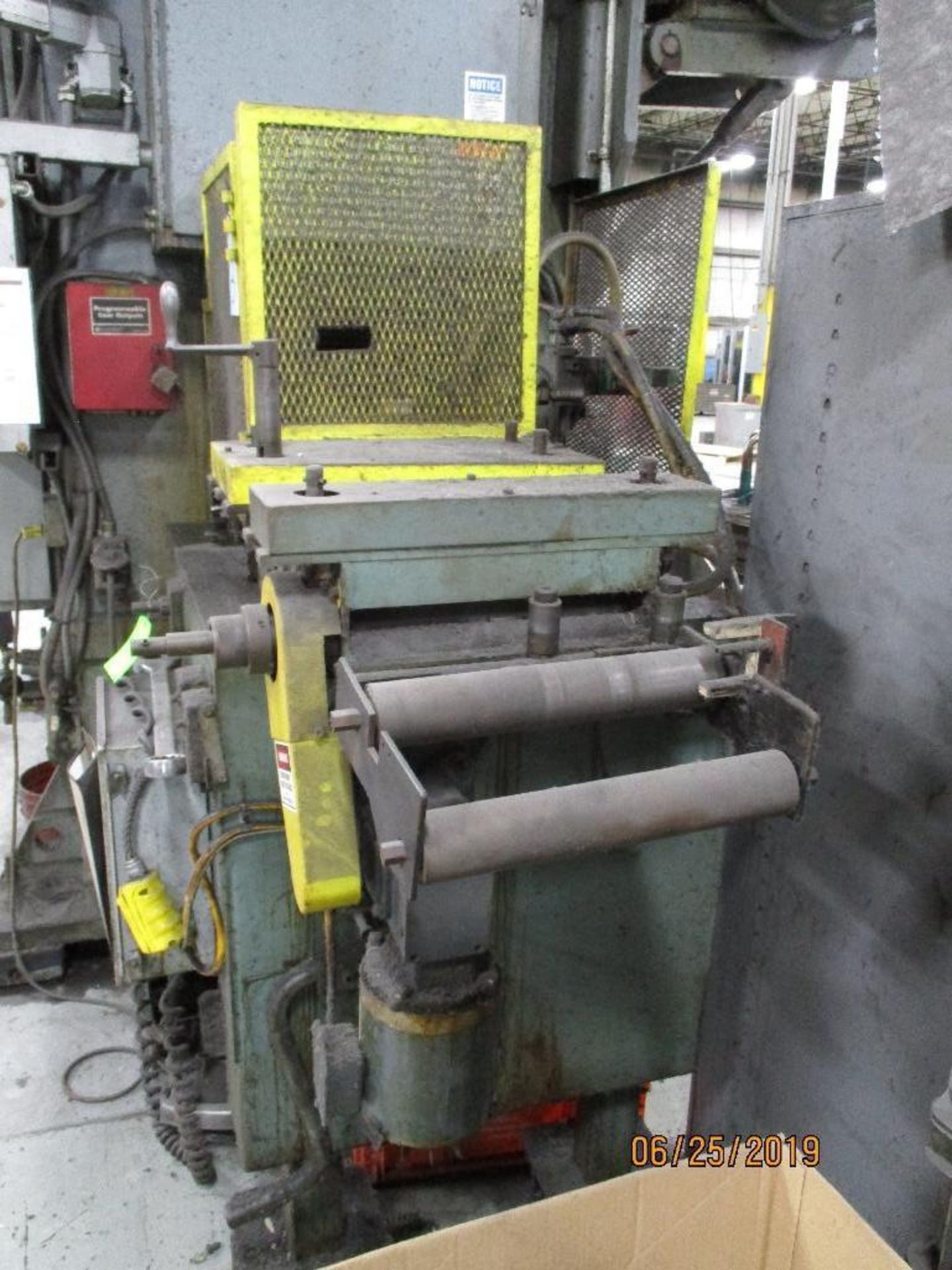 Coil Loading System Feeder M/N B-31 S/N 980819 12" x 12" Capacity, Power Pinch Roll Feeder Attached, - Image 2 of 4