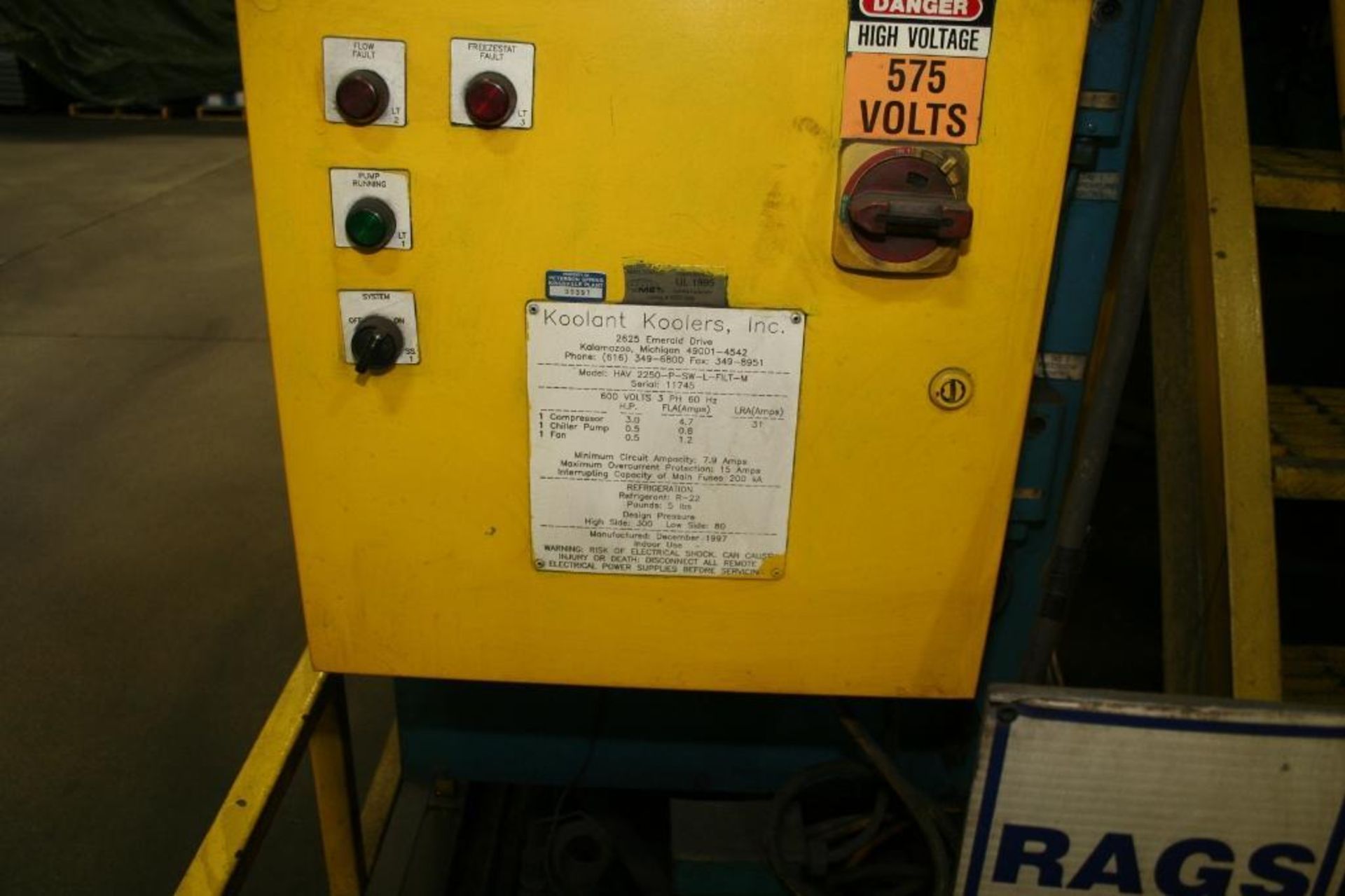 Pyromaitre Turbo Rotary Oven Model TD 60-IG, Pyro Oven, Serial# 980103, 4 Lane, Located at 208 Wigle - Image 7 of 10