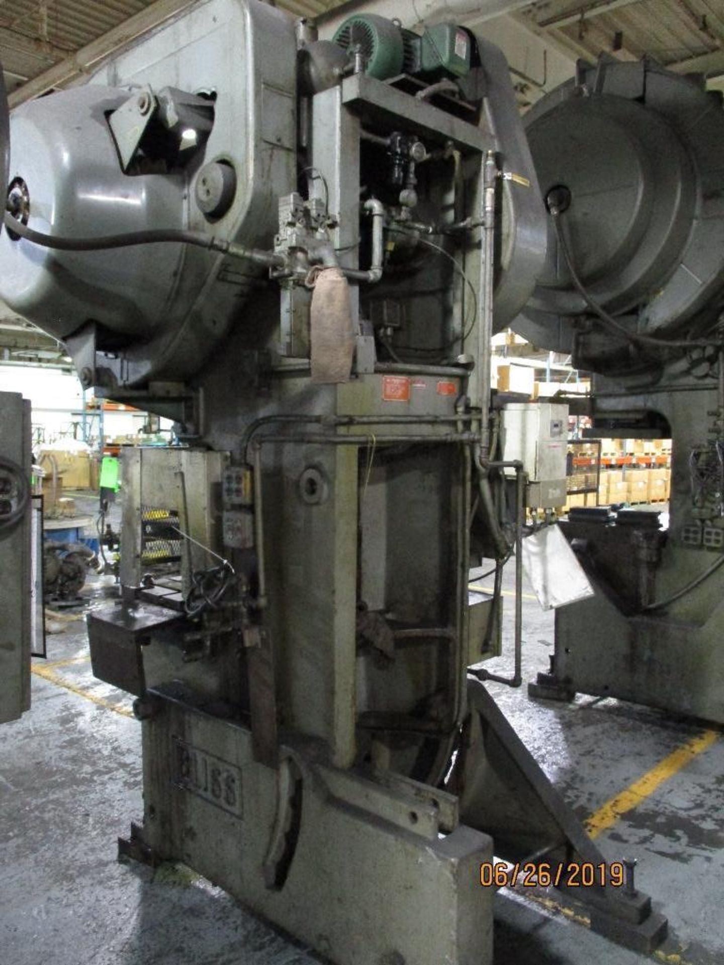 Bliss 60 Ton Press, M/N C-60, Dipro 1500 Wintriss Die Protection, 3" Slide Adjustment, 6" Stroke, 14 - Image 4 of 10