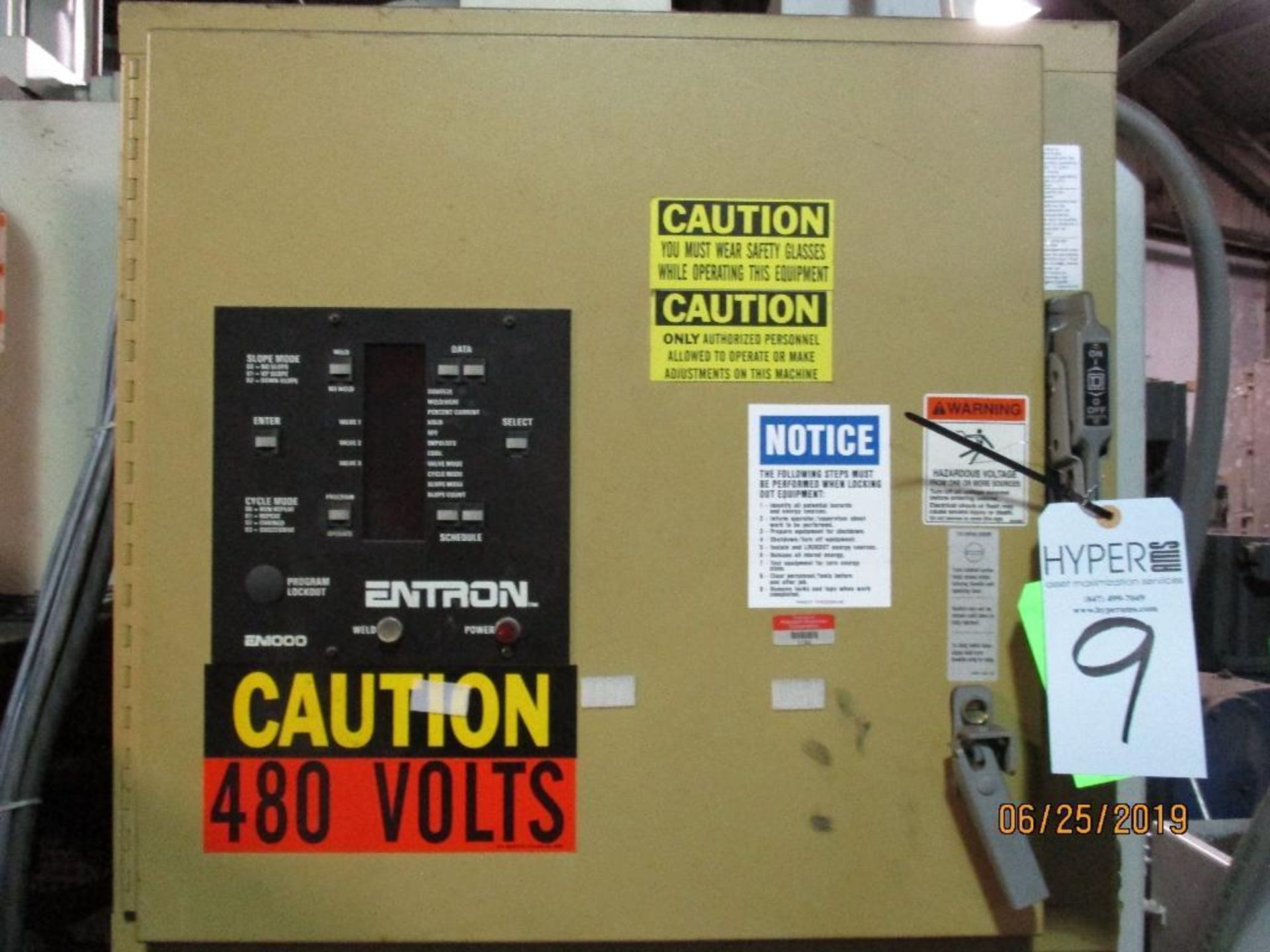 Banner Spot Welder M/N 2AP150A1 S/N 7340, Located at 800 West Broadway St. Three Rivers, MI. 49095 - Image 8 of 10