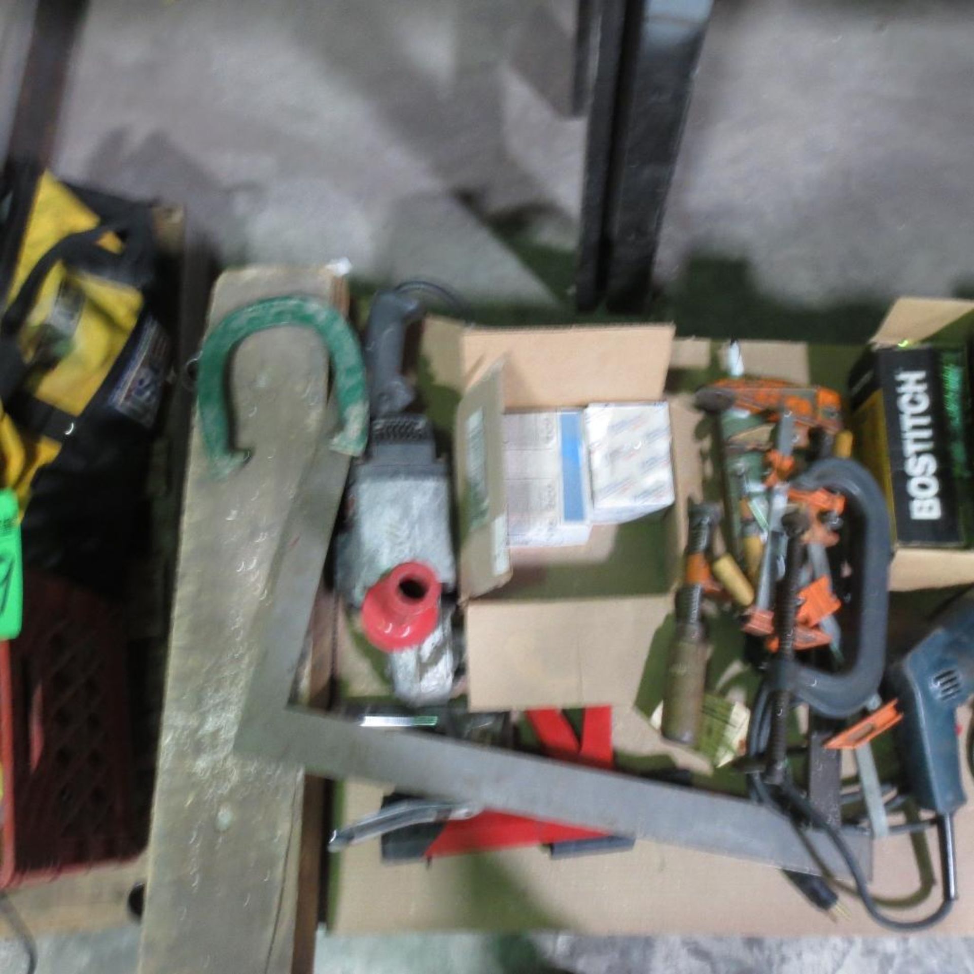Cart With Hose, Face Shield, Tile Cutter and Tools - Image 4 of 4