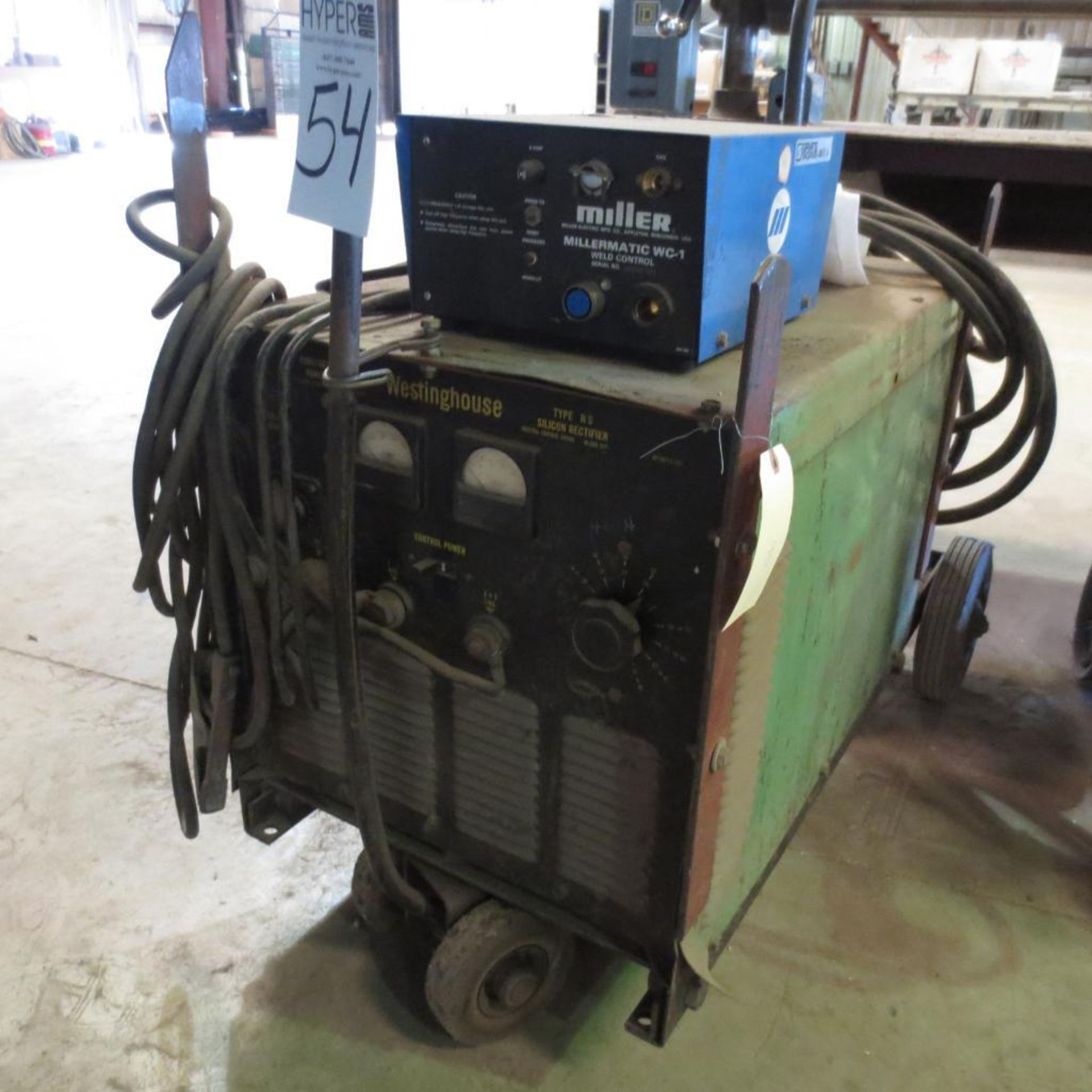 Westinghouse Type RS Portable Welder with Miller Millermatic WC1 Weld Control