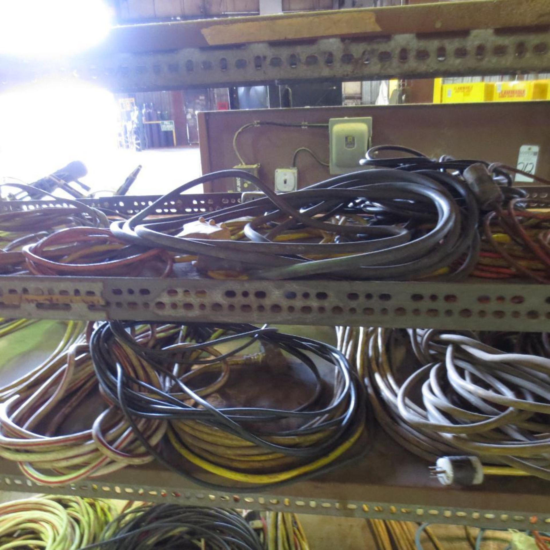 Shelf with Assorted Extension Cords - Image 3 of 4