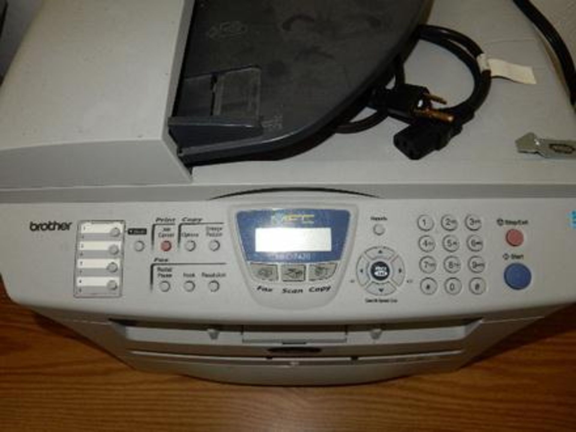 Brother Model MFC-7420 Fax, Scan and Copy Machine - Image 5 of 7