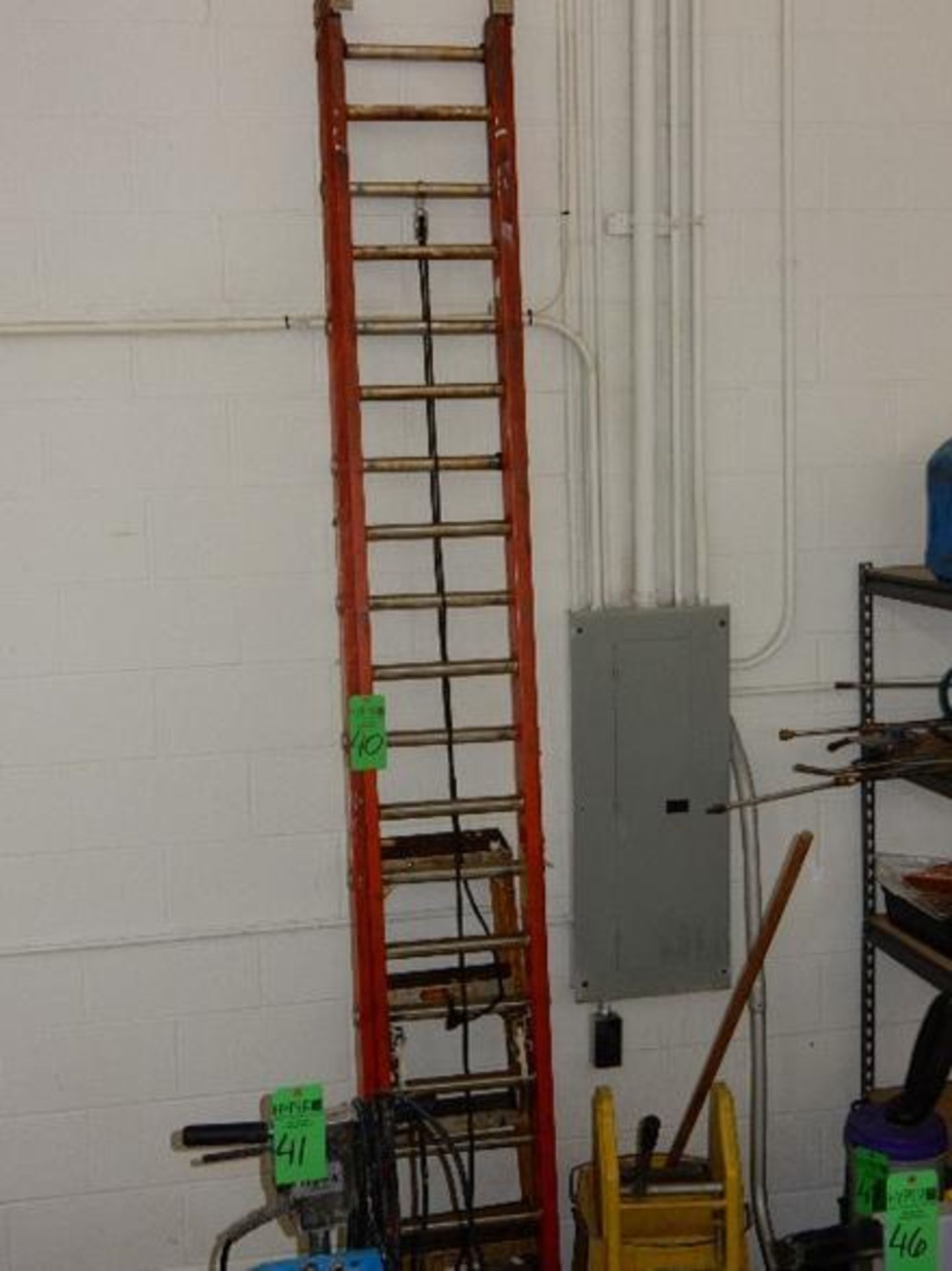 Fiberglass 16 ft. Type I Extension Ladder with additional 4 ft. Step Ladder type I - Image 4 of 4