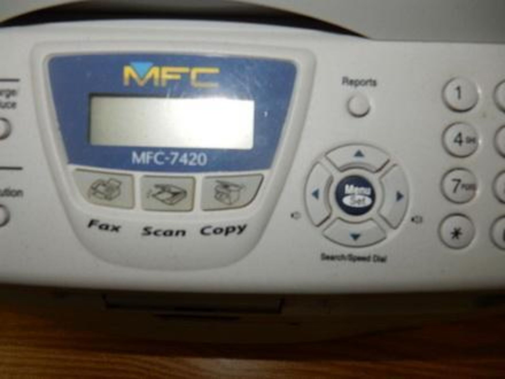 Brother Model MFC-7420 Fax, Scan and Copy Machine - Image 3 of 7