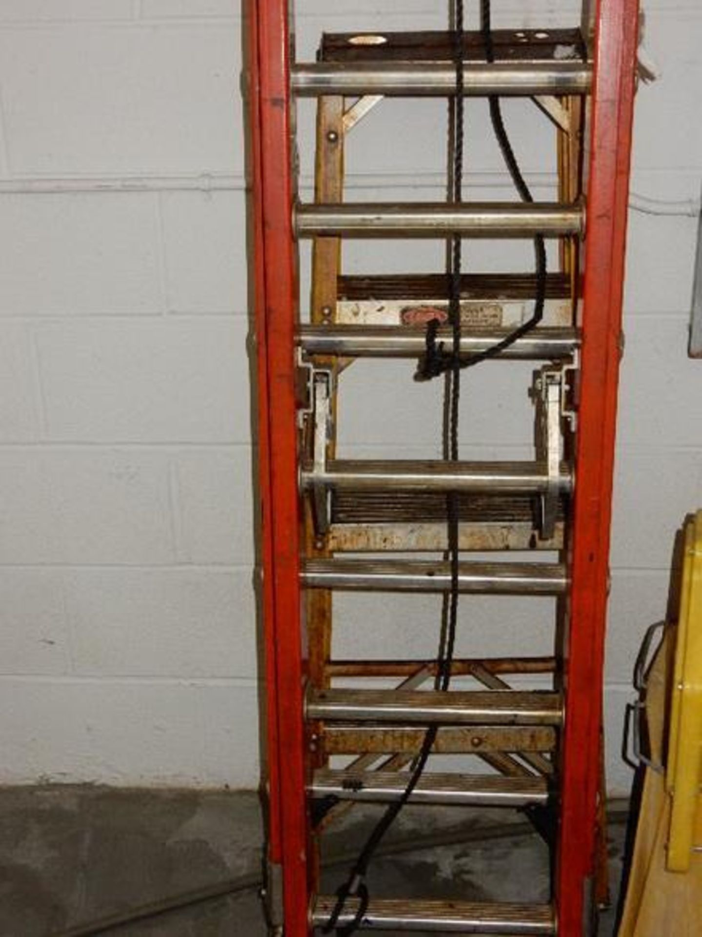 Fiberglass 16 ft. Type I Extension Ladder with additional 4 ft. Step Ladder type I - Image 2 of 4