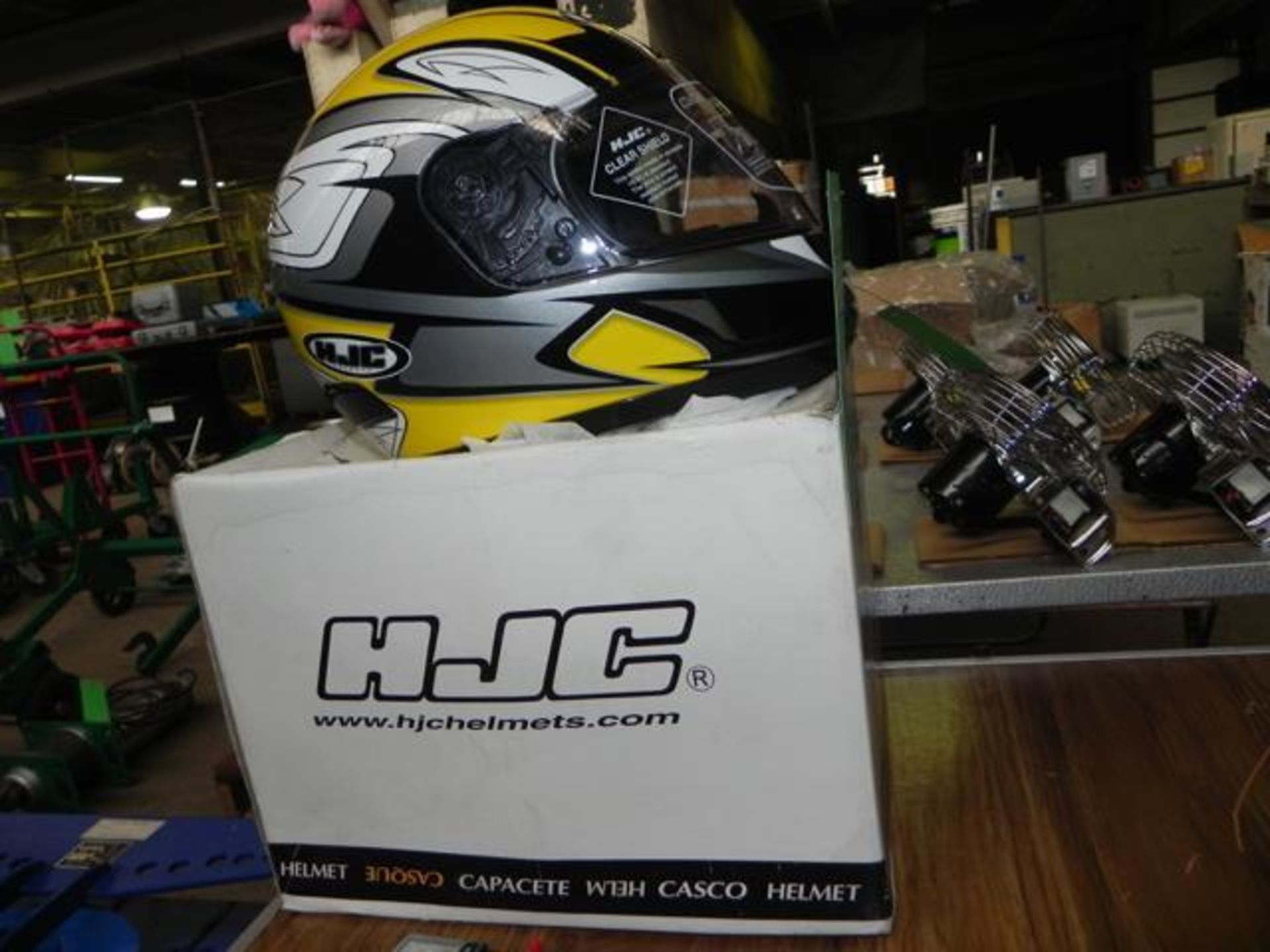 HJC Motorcycle Fullface Helmet Size Small in Box (unused) - Image 2 of 6