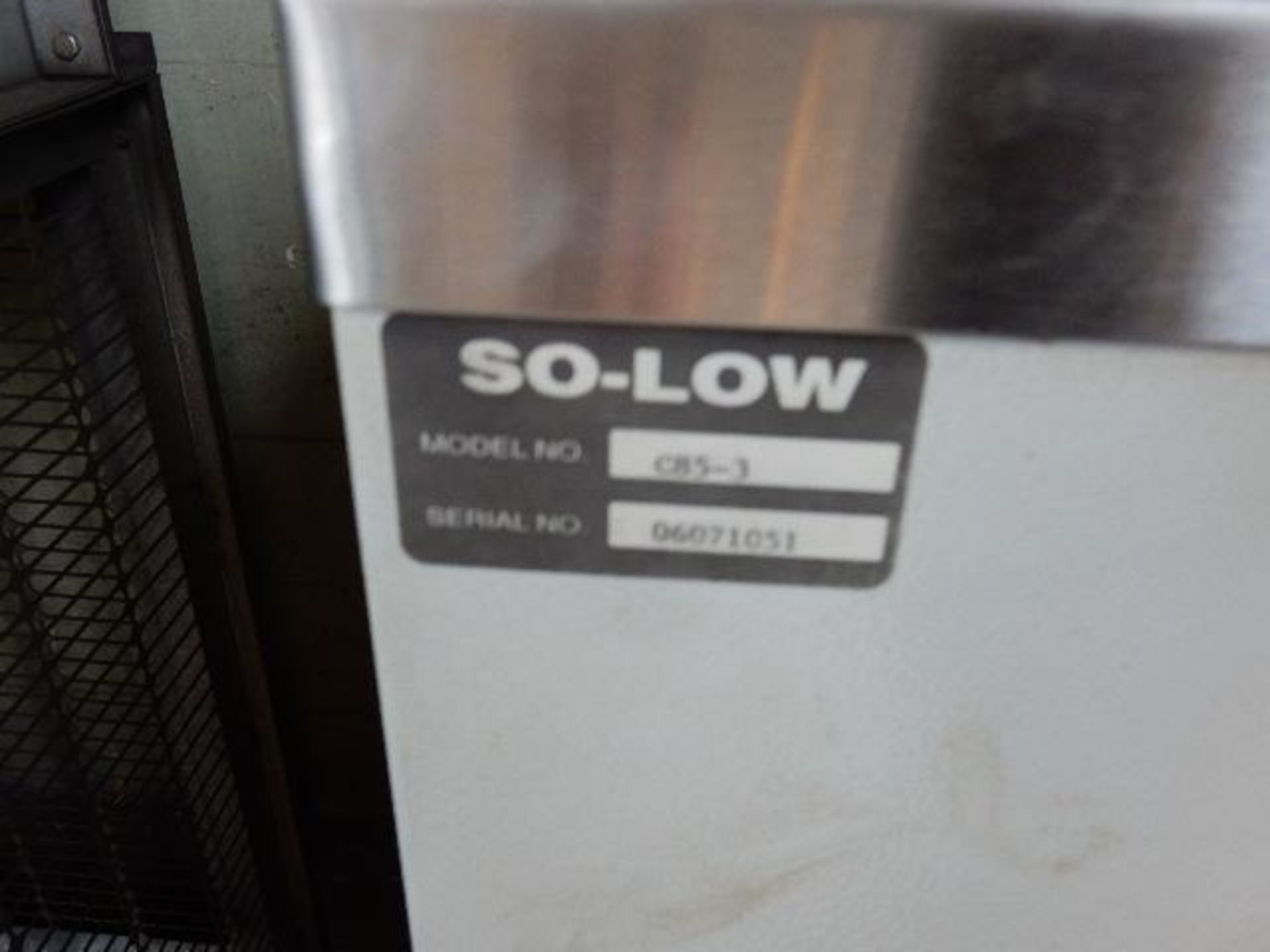 So-Low Ultra-Low Freezer, Model# CB5-3, Serial # 06071051 - Image 3 of 7