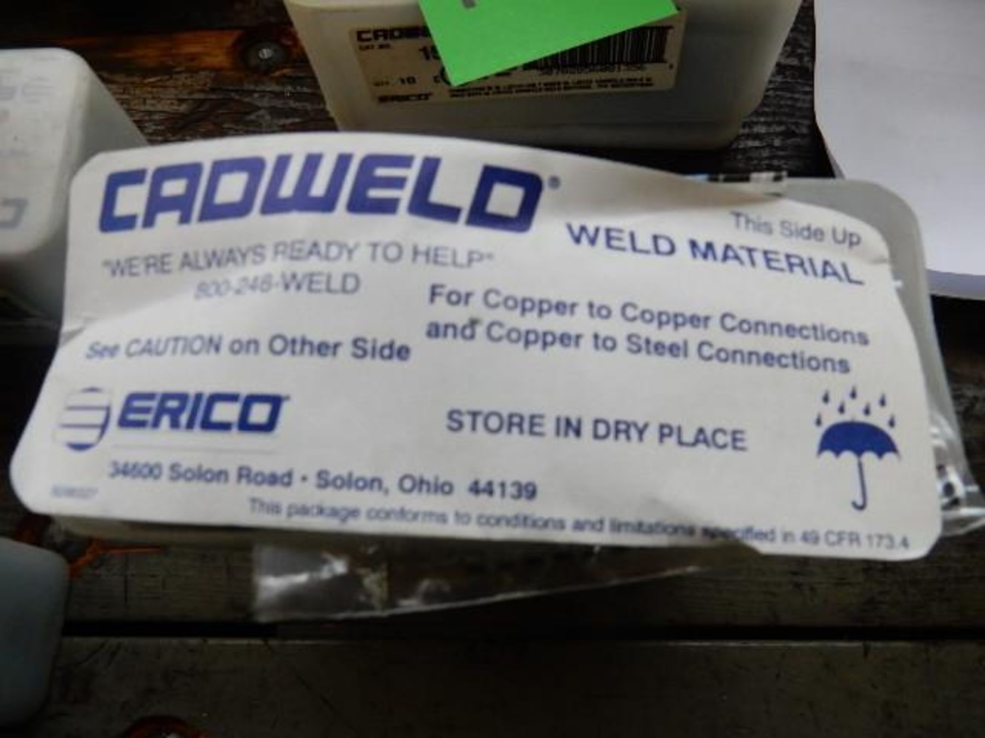 Erico Cad weld 65 welding material - Image 2 of 4