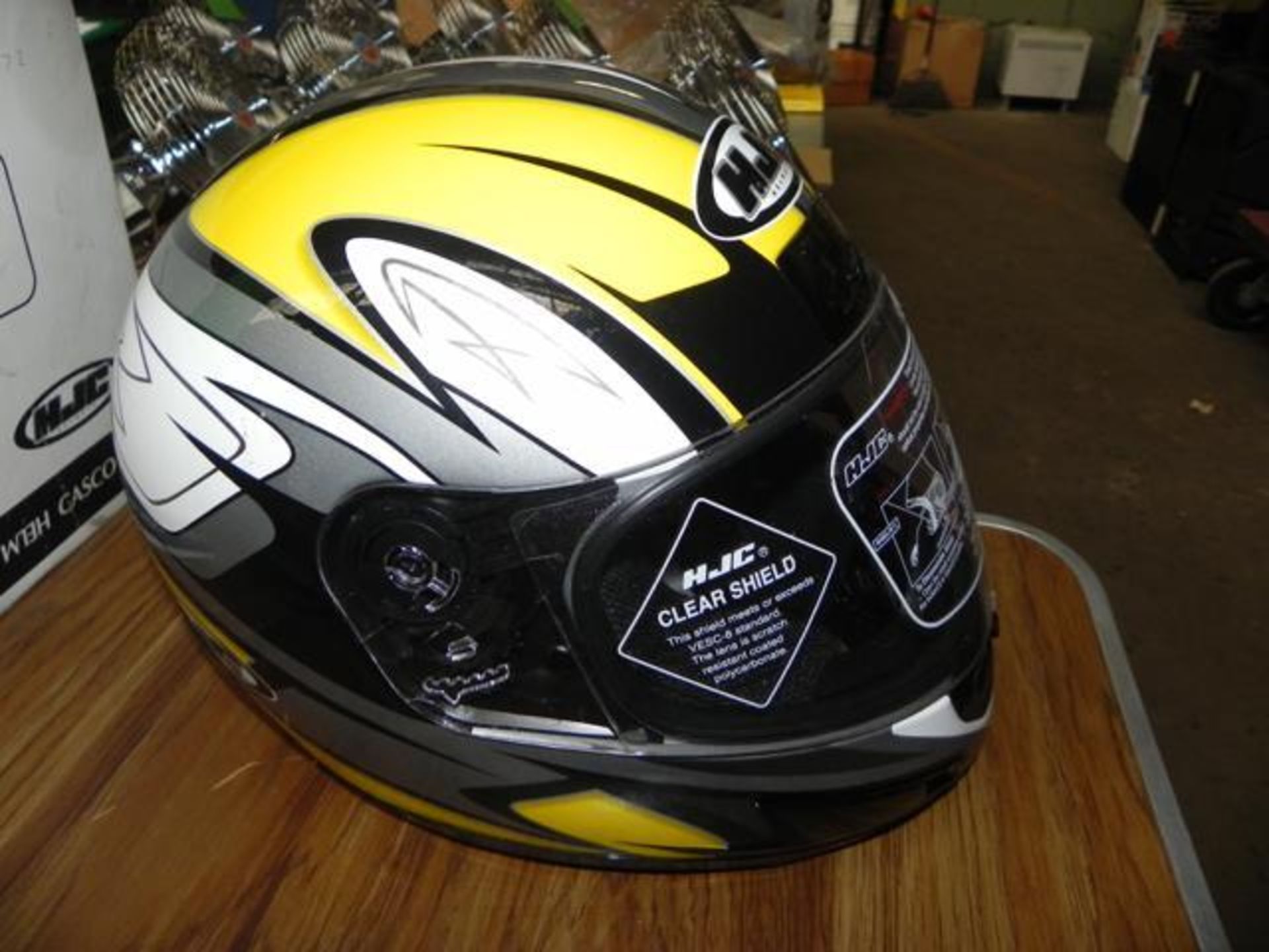 HJC Motorcycle Fullface Helmet Size Small in Box (unused) - Image 4 of 6