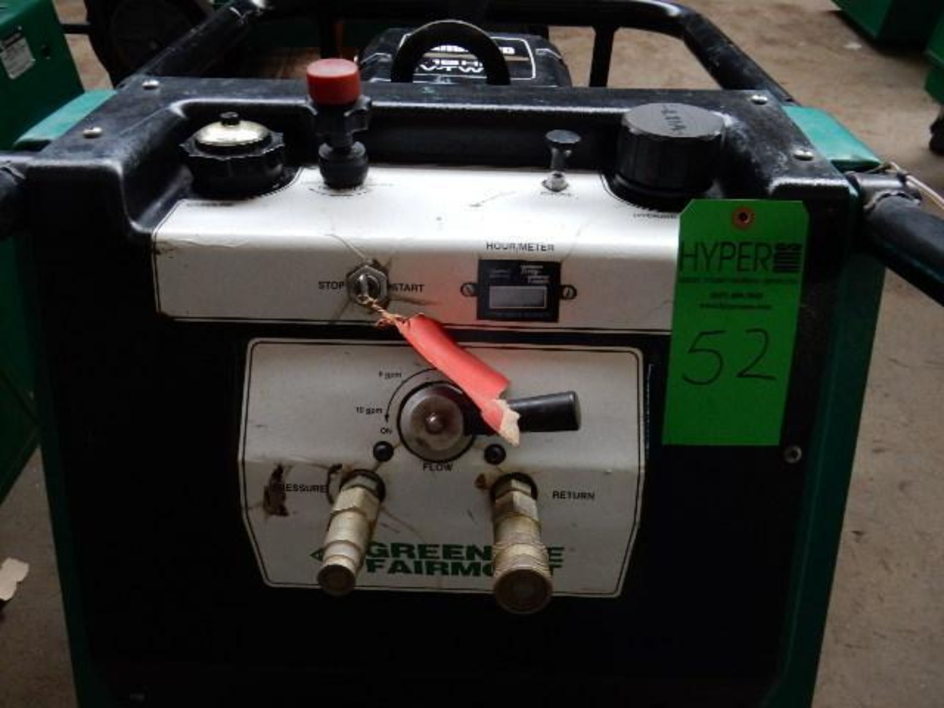 GREENLEE Fairmont Portable Hydraulic Power Pump w/ Vanguard 18 HP V-Twin - Image 3 of 9