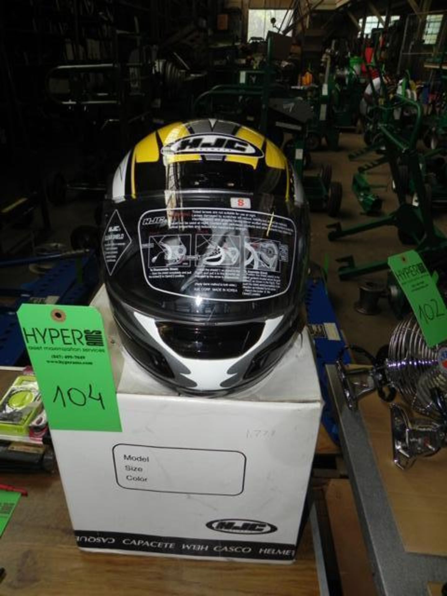 HJC Motorcycle Fullface Helmet Size Small in Box (unused)