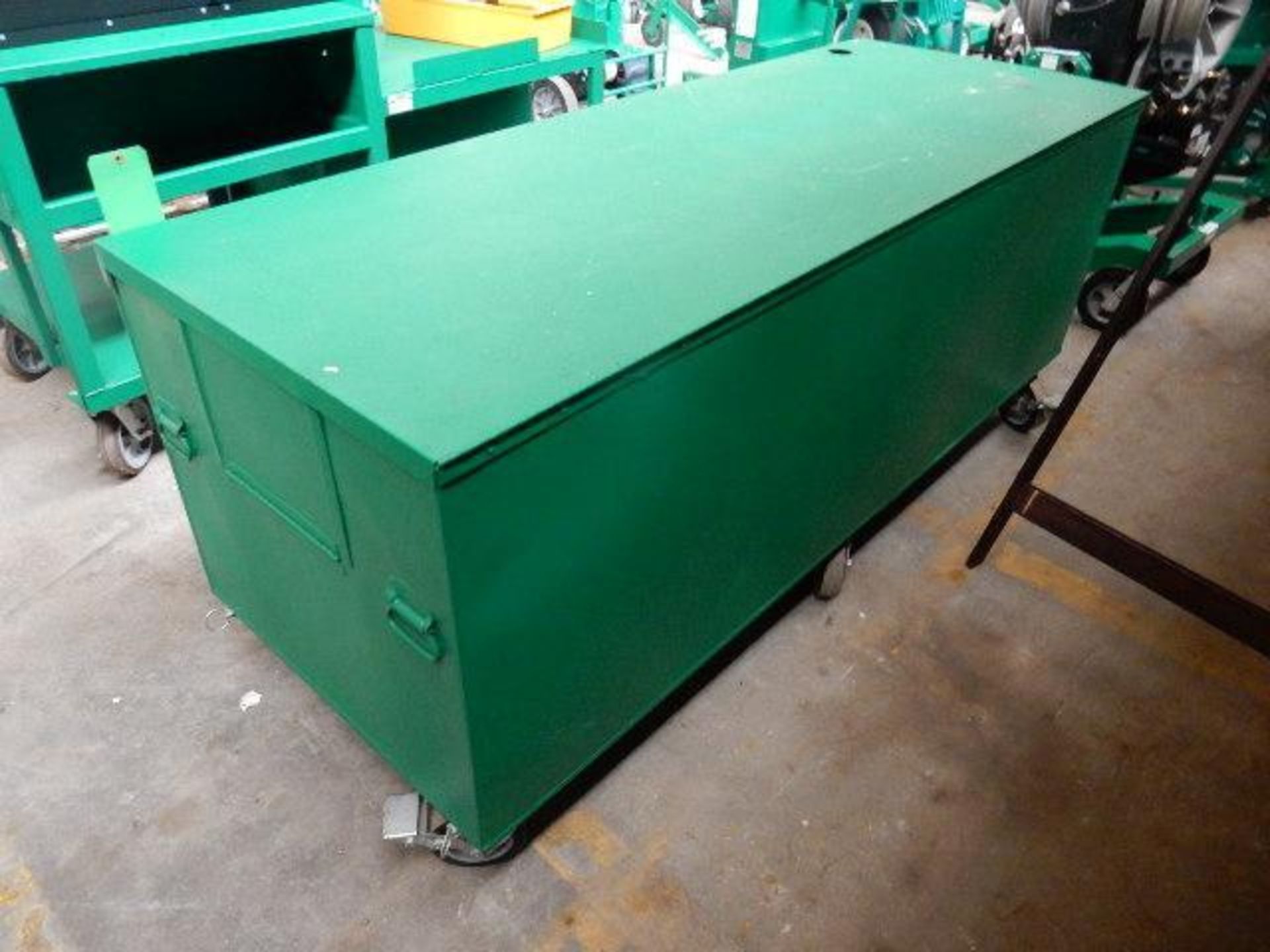 Greenlee Style Portable Storage Box w/ Platform size 80"x30"x34" - Image 3 of 6