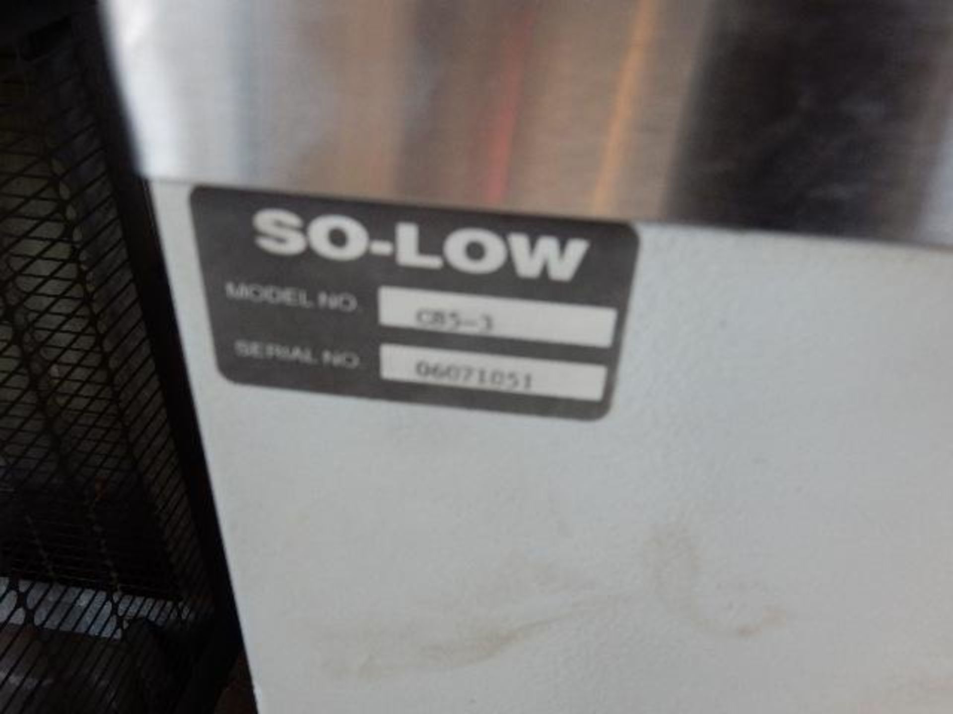 So-Low Ultra-Low Freezer, Model# CB5-3, Serial # 06071051 - Image 2 of 7