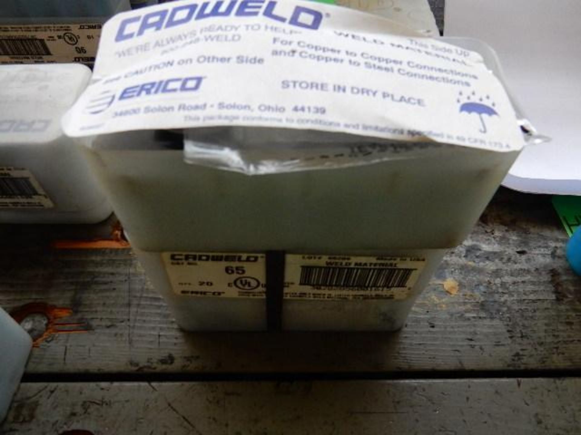 Erico Cad weld 65 welding material - Image 3 of 4