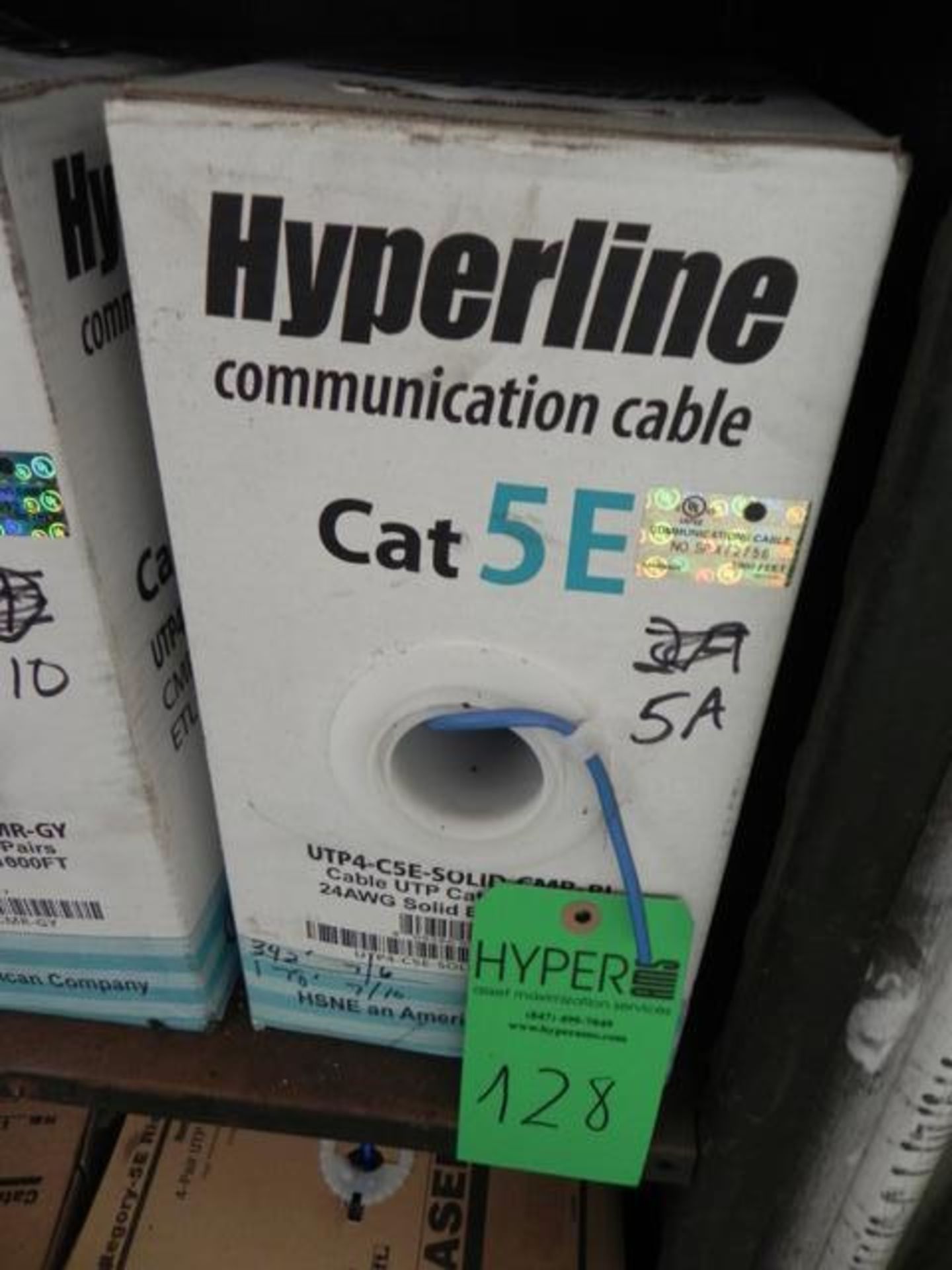 Hyperline Communication Cable Cat SEUTP4 - CSE - SOLID - CPM 2 BL 2/GV, CMP ETL verified 4000 FT - Image 2 of 5