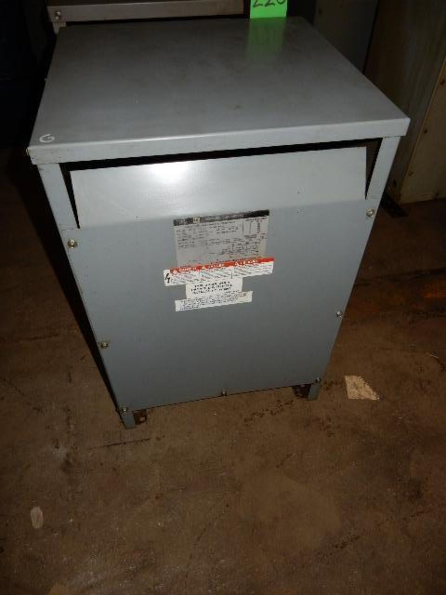 Square D Company - Sorgel Three Phase Insulated Transformer - KVA45, 60HZ, Z 6,2, CAT 45T3H, HV480,