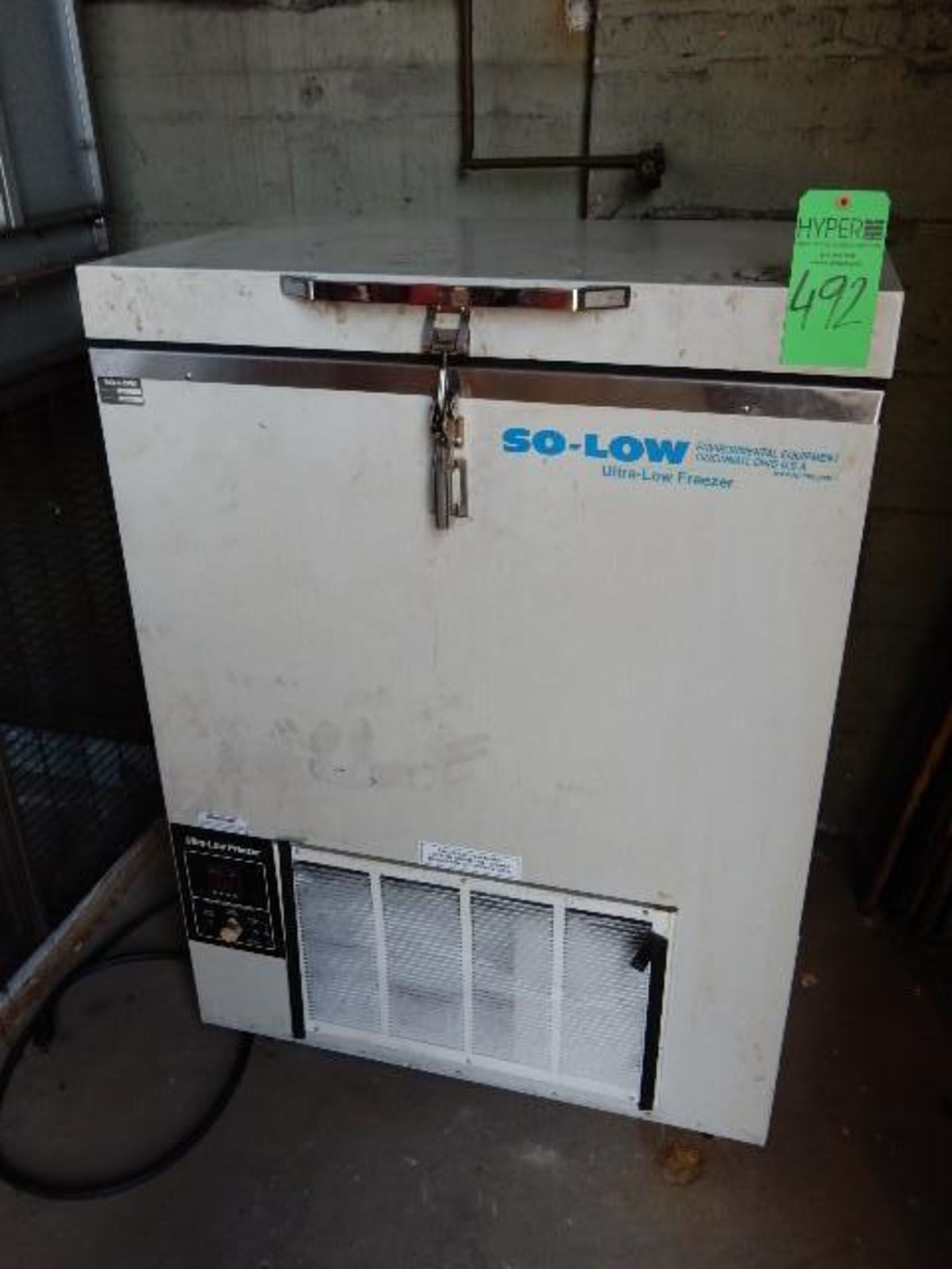 So-Low Ultra-Low Freezer, Model# CB5-3, Serial # 06071051