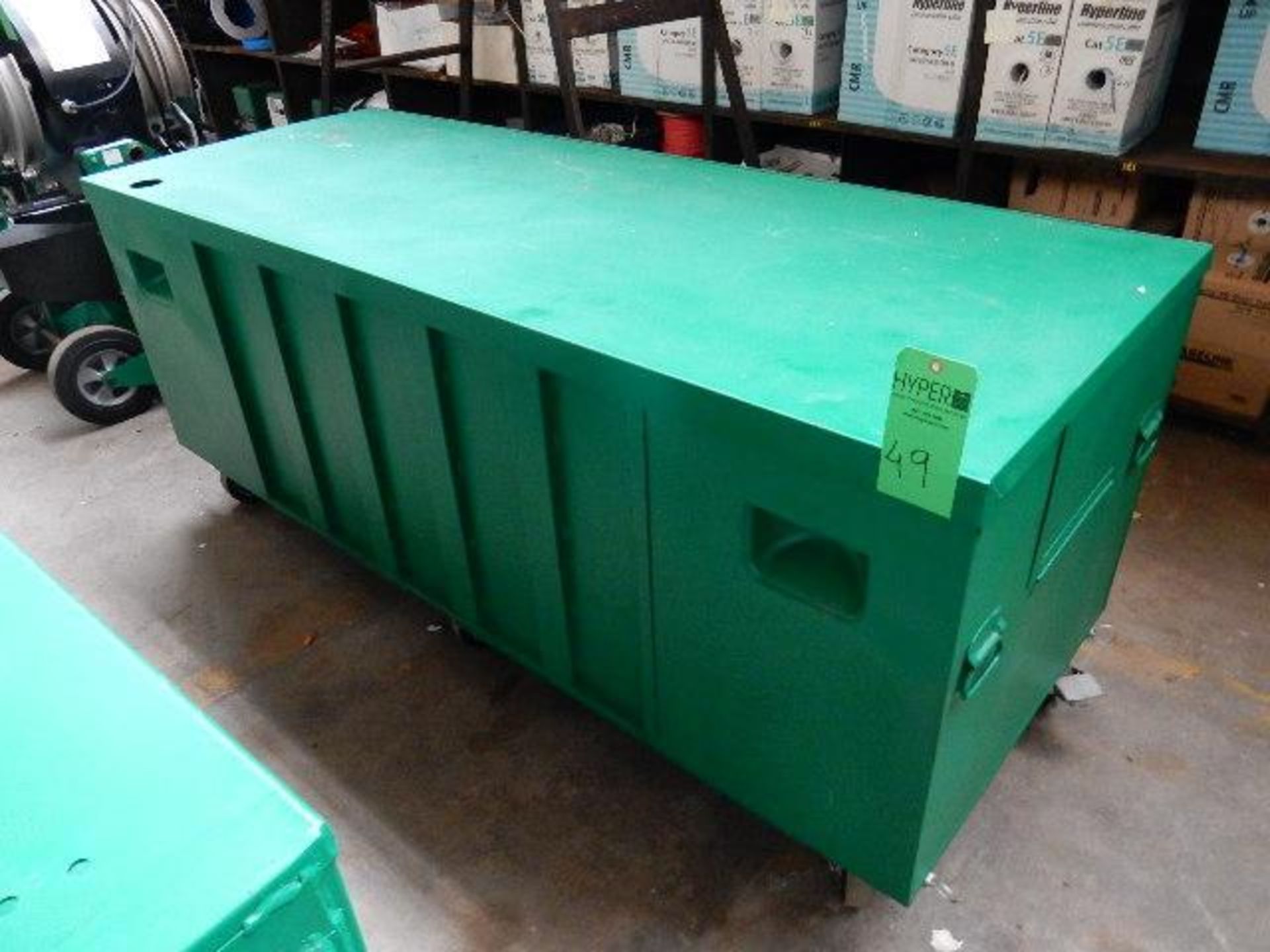 Greenlee Style Portable Storage Box w/ Platform size 80"x30"x34"