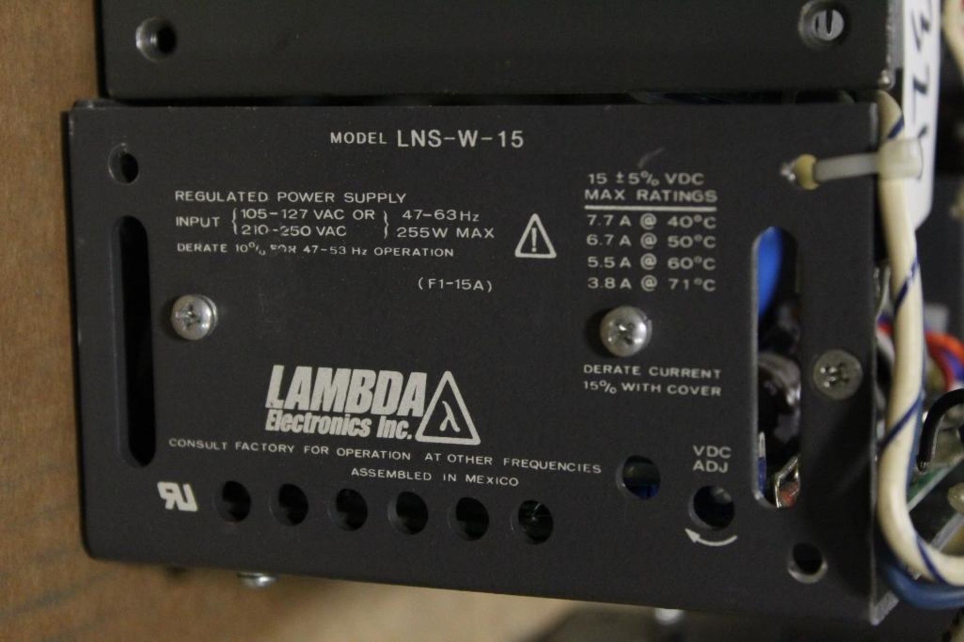 (Lot of 2) Lambda LNS-W-15 Power Supply - Image 2 of 2