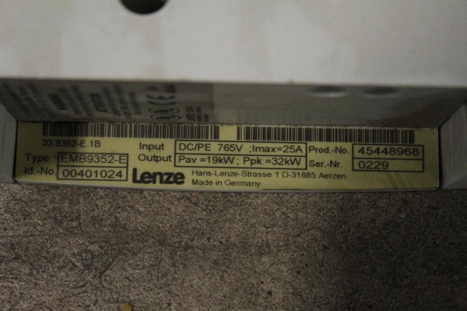 (Lot of 2) Lenze EMB9352-E Drive - Image 2 of 2