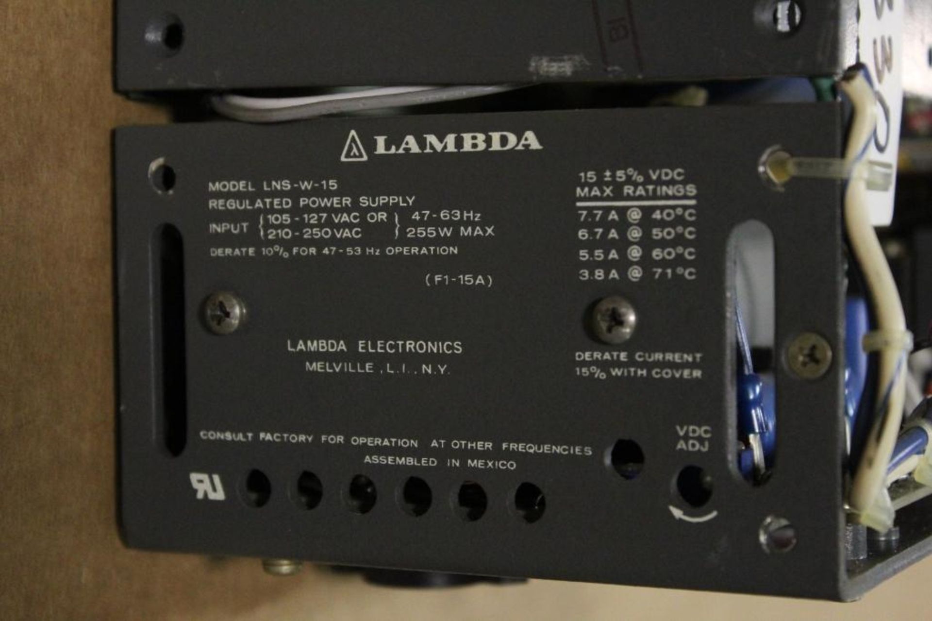 (Lot of 2) Lambda LNS-W-15 Power Supply - Image 2 of 2