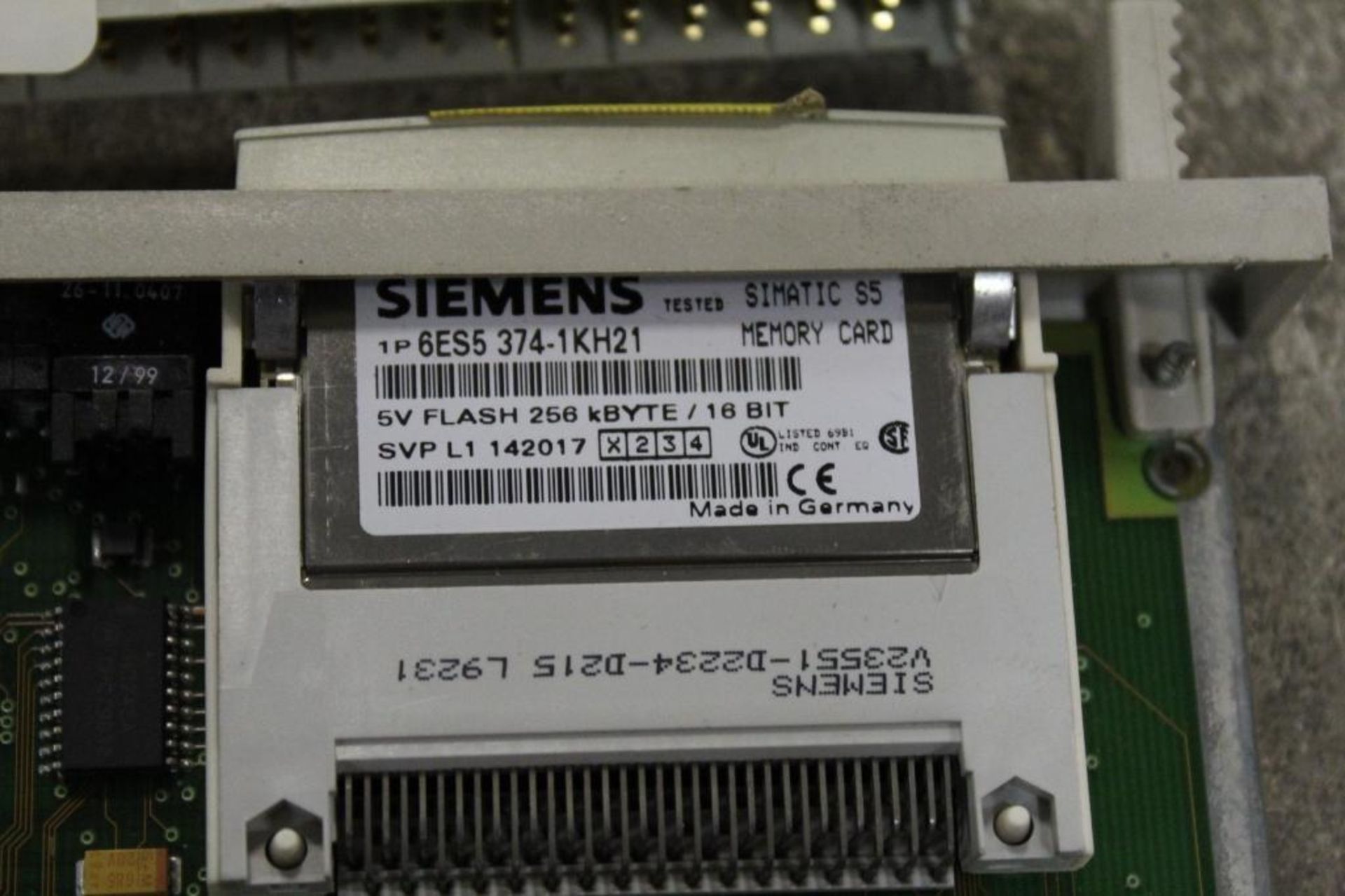 Lot of Siemsns S5 Control Cards - Image 2 of 2