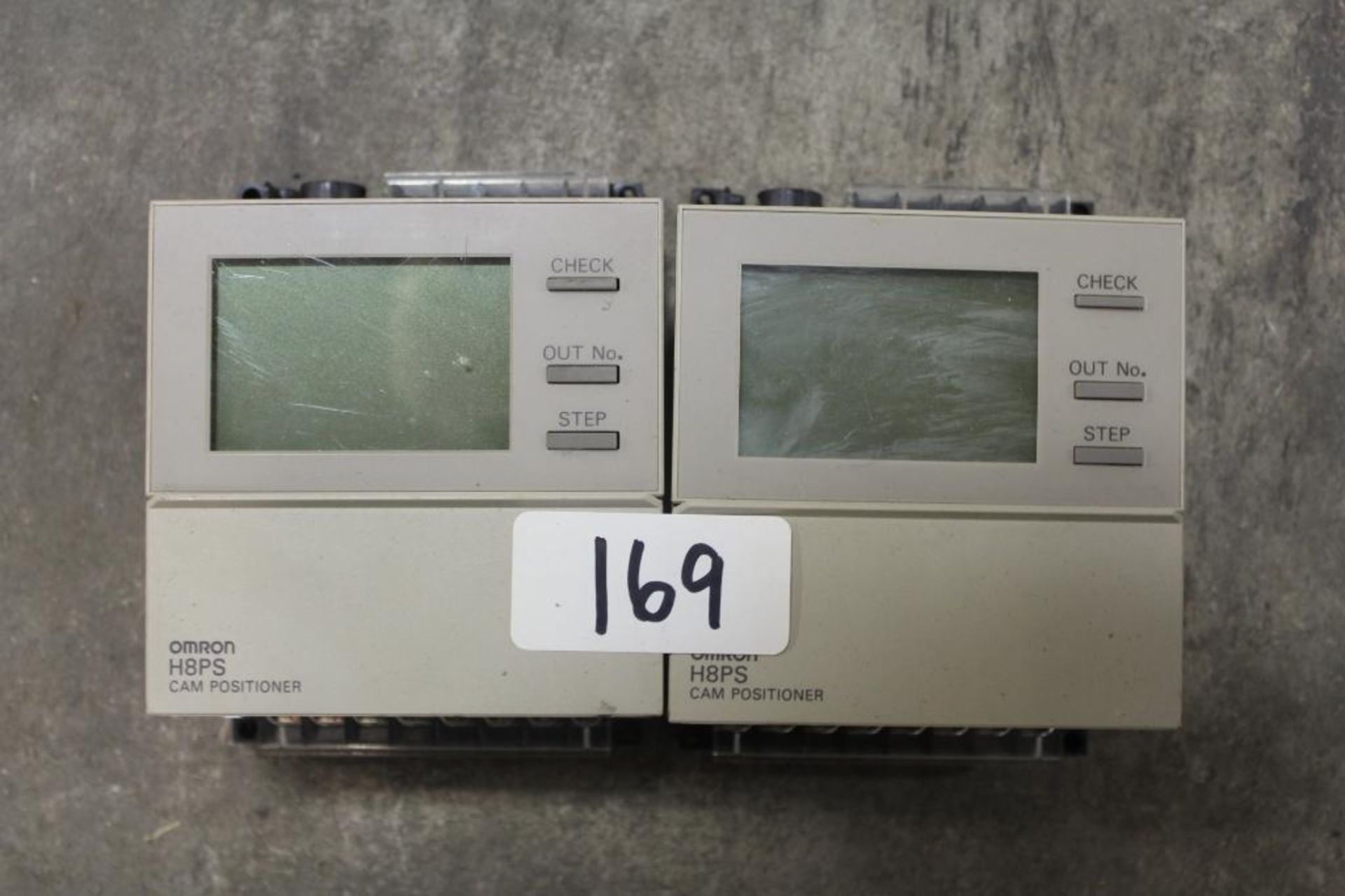 (Lot of 2) Omron H8PS-8 BF Cam Positioner