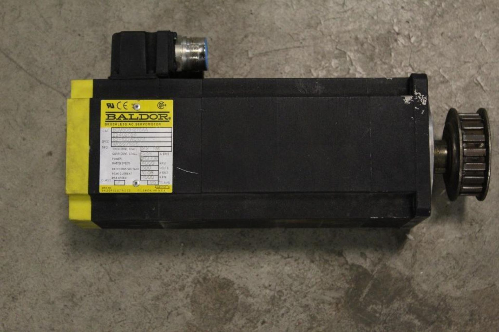 Baldor BSM80B-275AA AC Servo Motor - Image 2 of 2