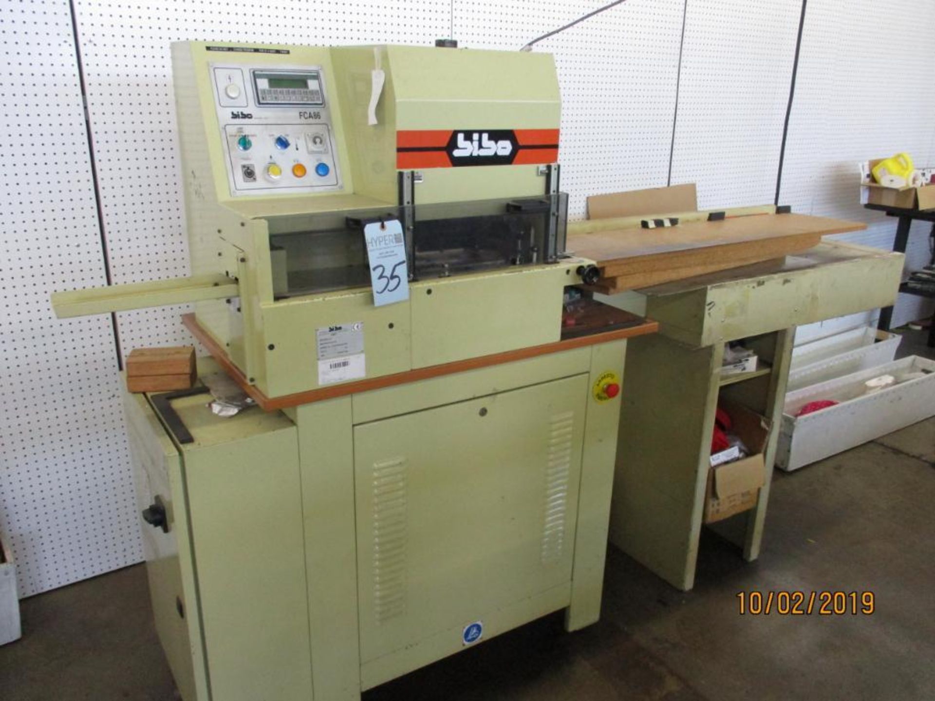 Bibo FCA 86S Automatic Perforating Machine S/N: 460004 (2005) - Image 2 of 5