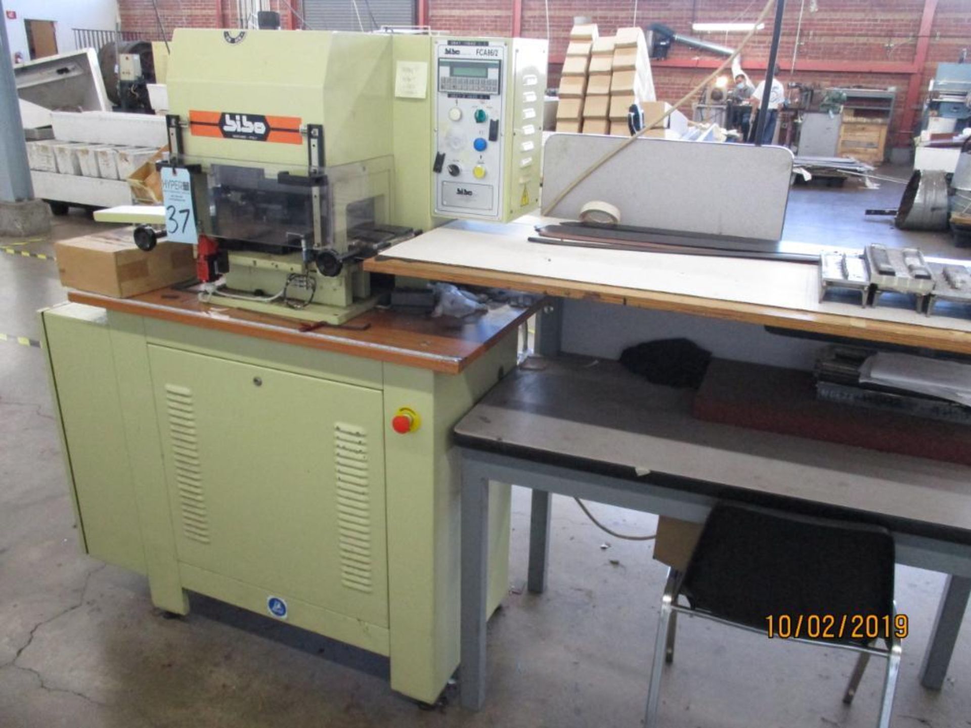 Bibo FCA 86/2 Automatic Perforating Machine S/N: 370002 (2006)