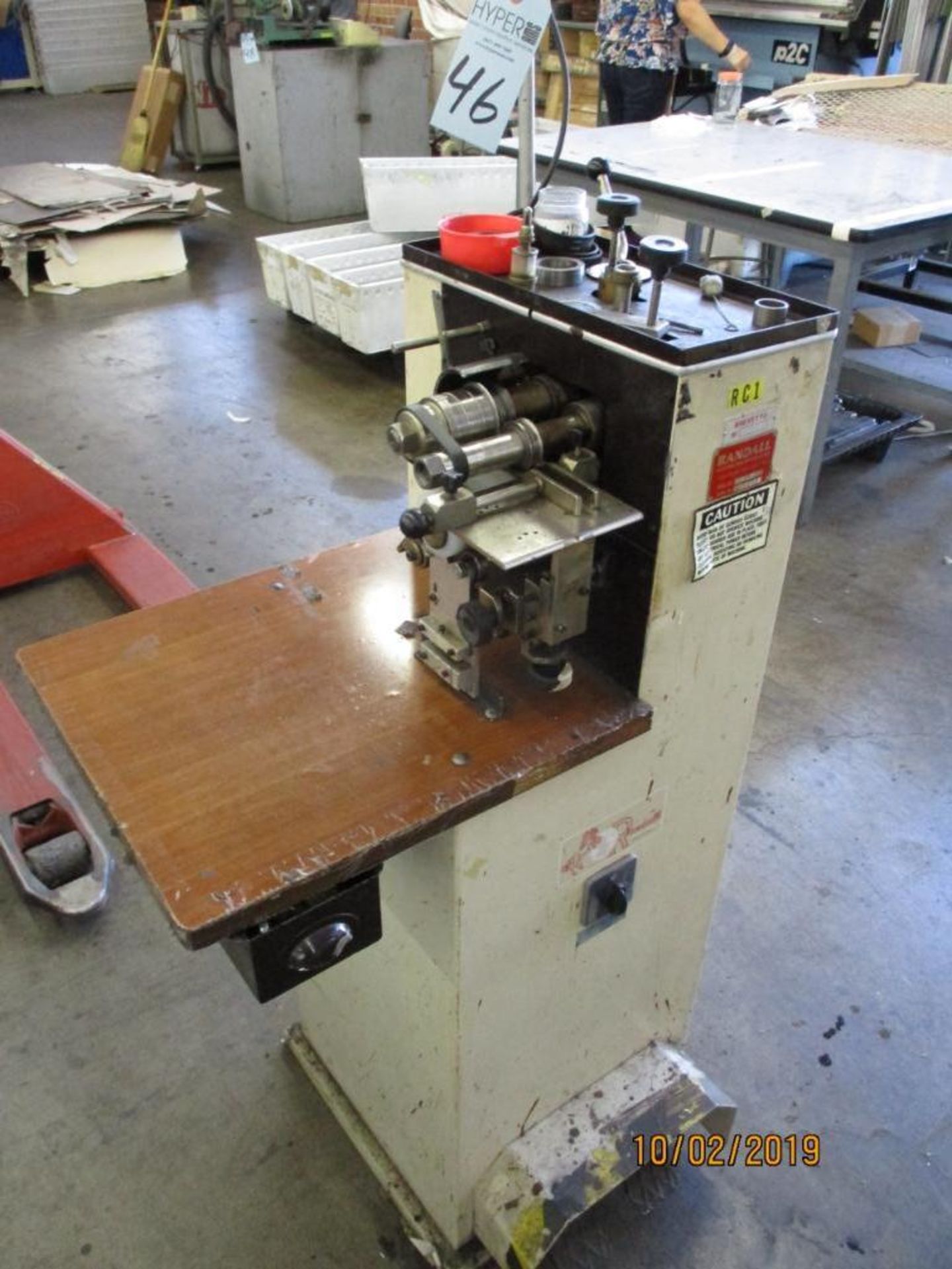 Randall R-75 Edge Press S/N 910903