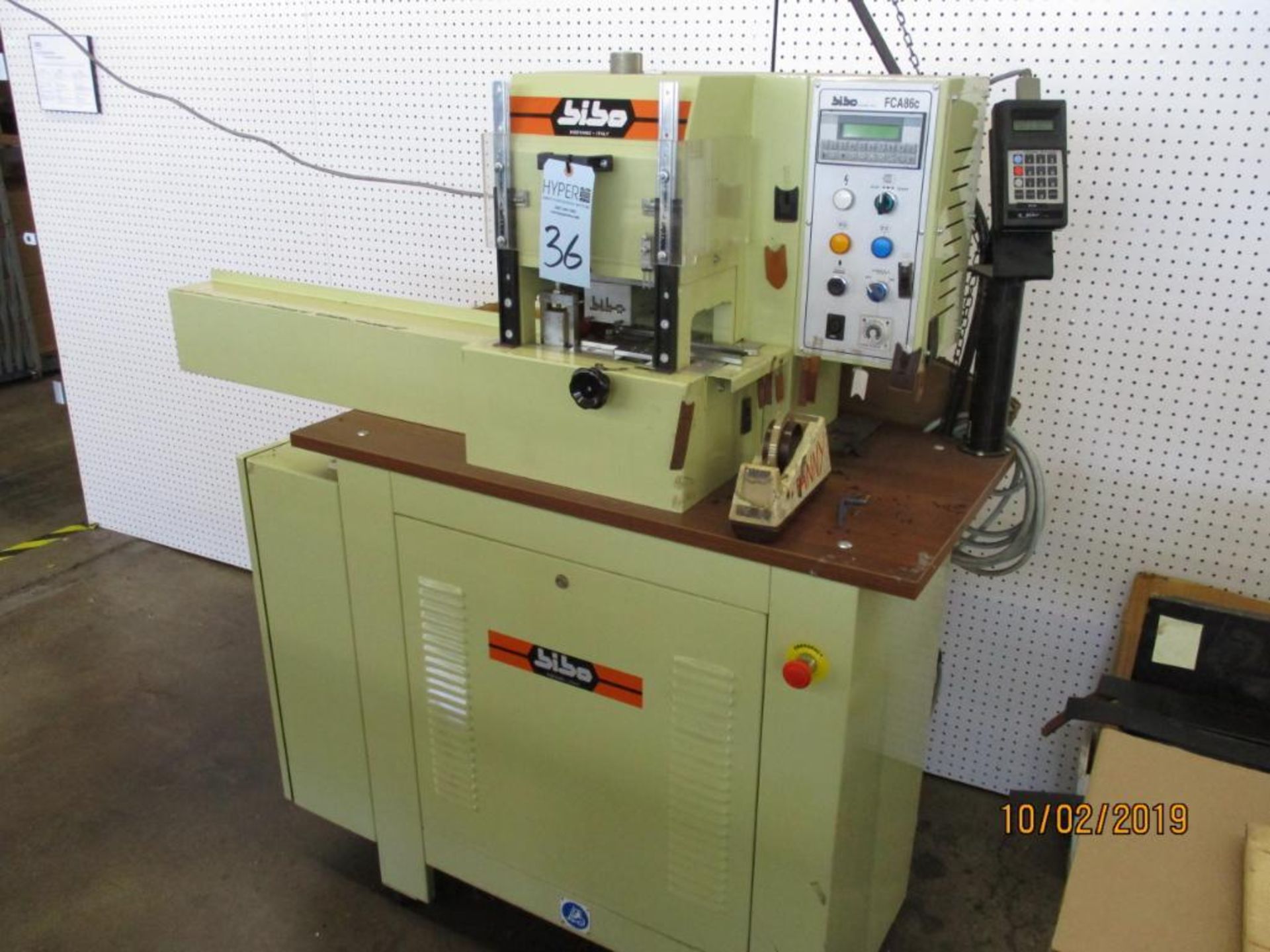 Bibo FCA 86 Automatic Perforating Machine S/N: 640216 (2014)